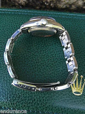 ROLEX LADIES DATEJUST STAINLESS STEEL OYSTER BRACELET PINK DIAL MODEL 6917