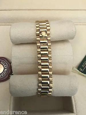 ROLEX LADIES PRESIDENT 18K GOLD DIAMOND TAPESTRY DIAL & DIAMOND BEZEL 69178