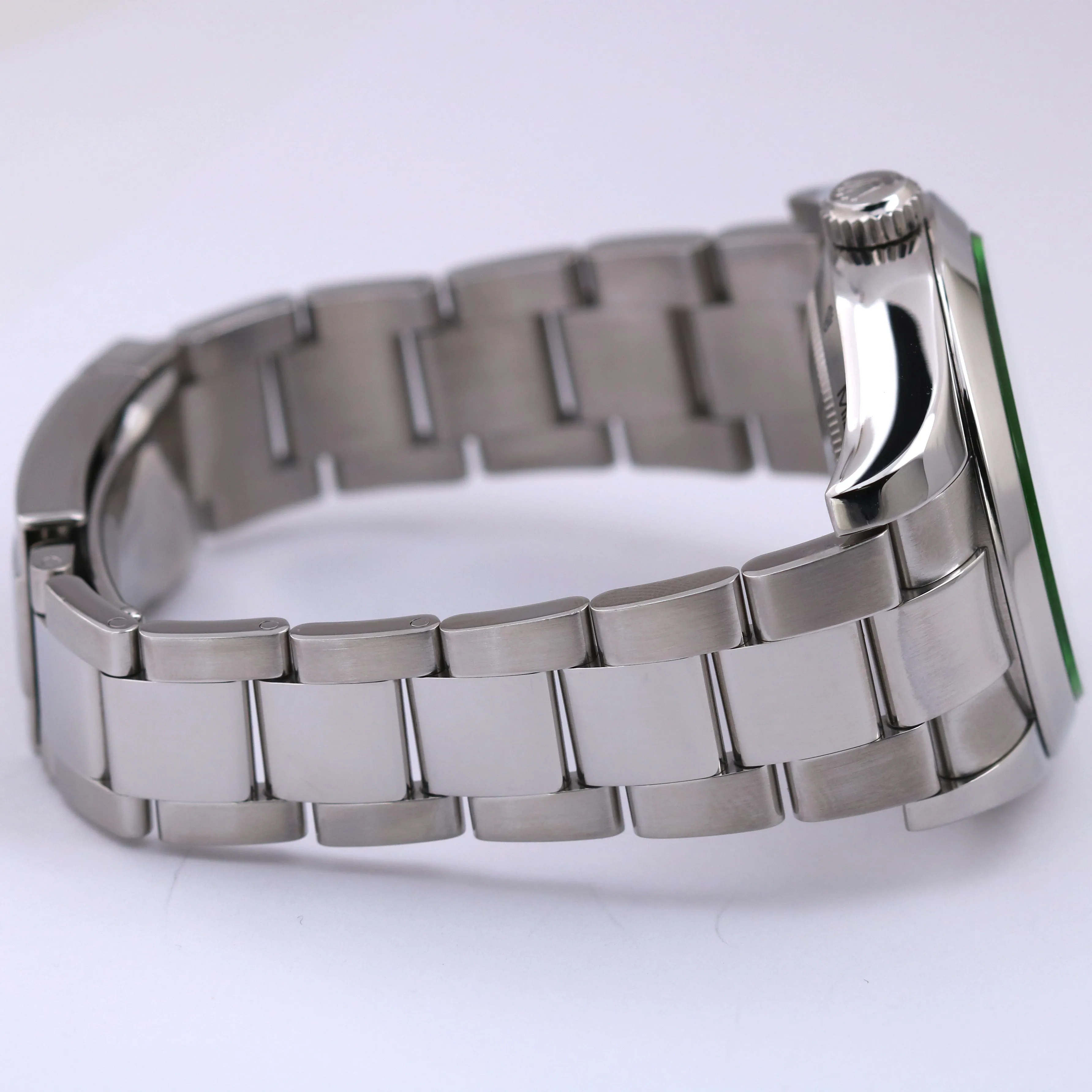 Rolex Milgauss Stainless Steel BLACK Green 40mm Oyster 116400GV Watch