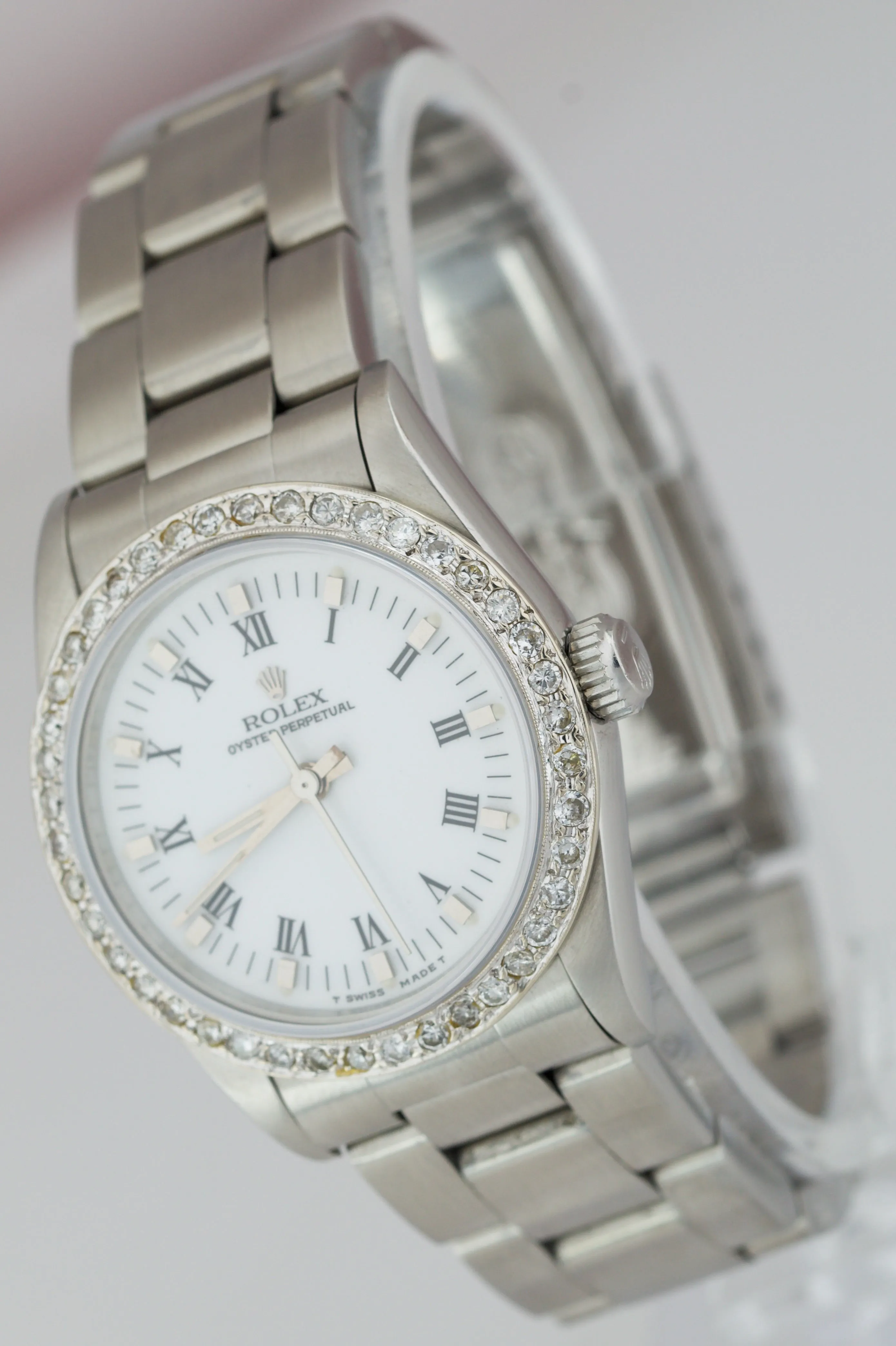 Rolex Oyster Perpetual 31mm Mid-Size 67480 Diamond Oyster Watch 77080 DateJust