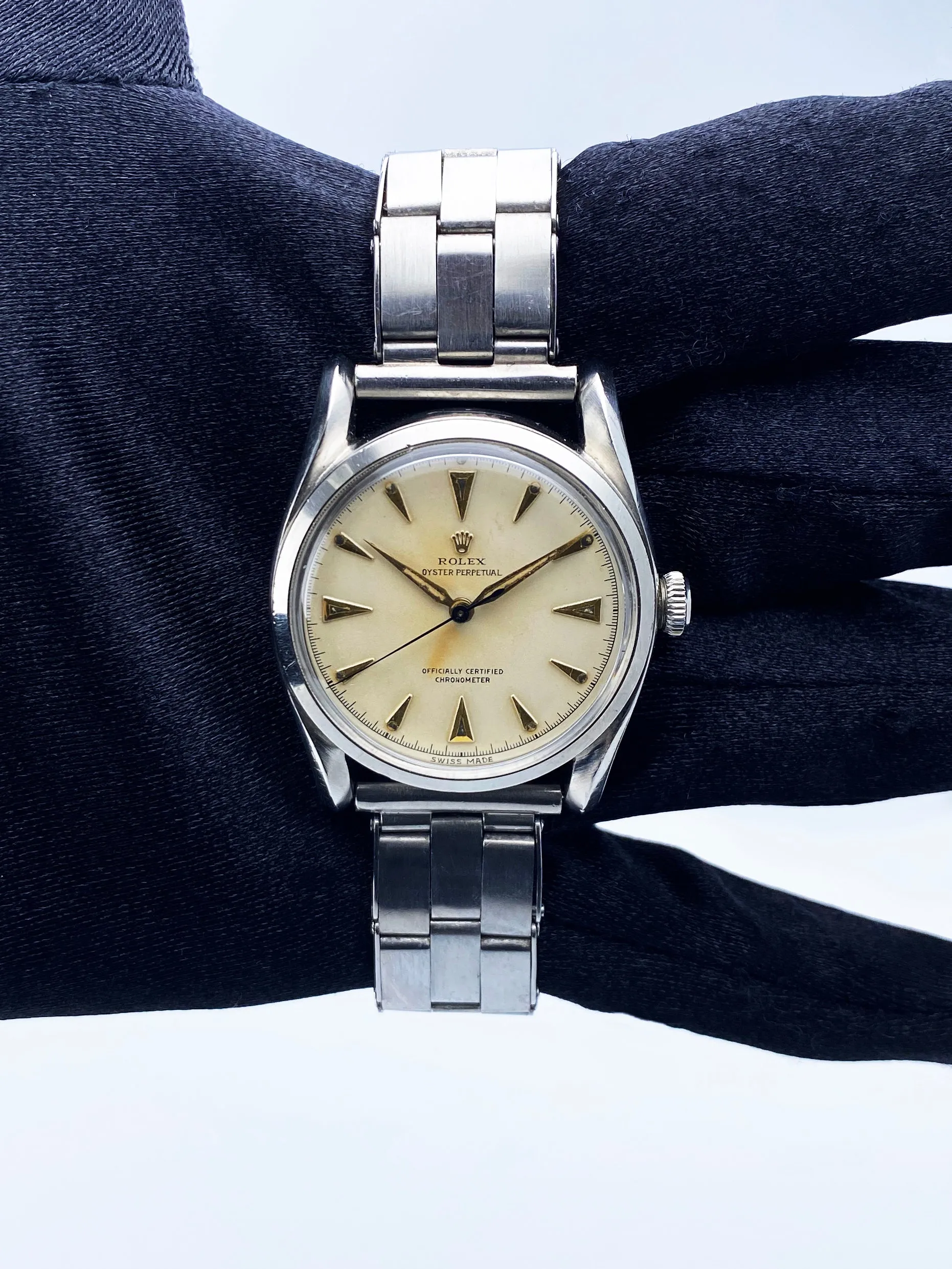 Rolex Oyster Perpetual 5018 Bubbleback Mens Watch