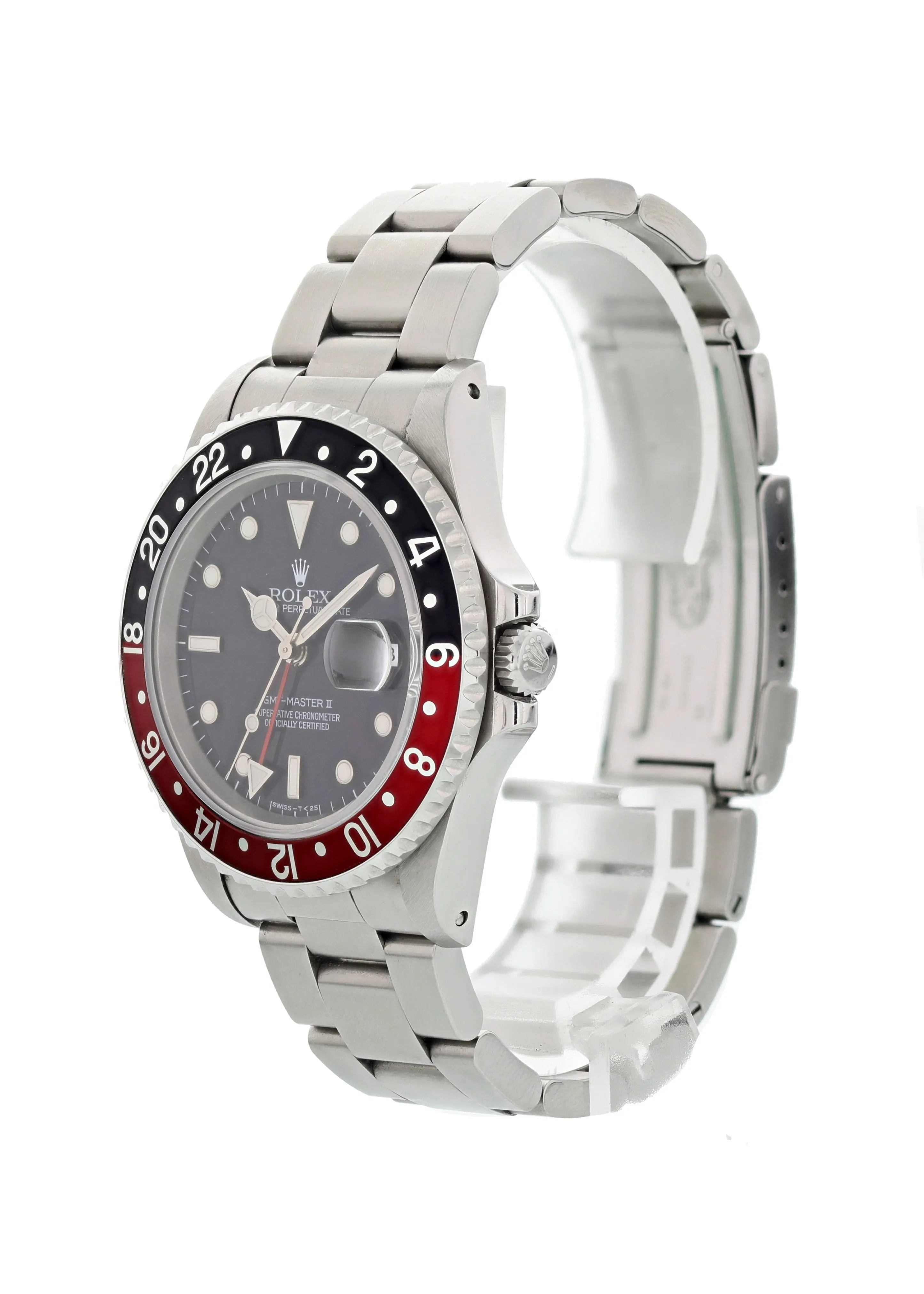 Rolex Oyster Perpetual Date GMT Master ll 16710 Mens Watch With Papers