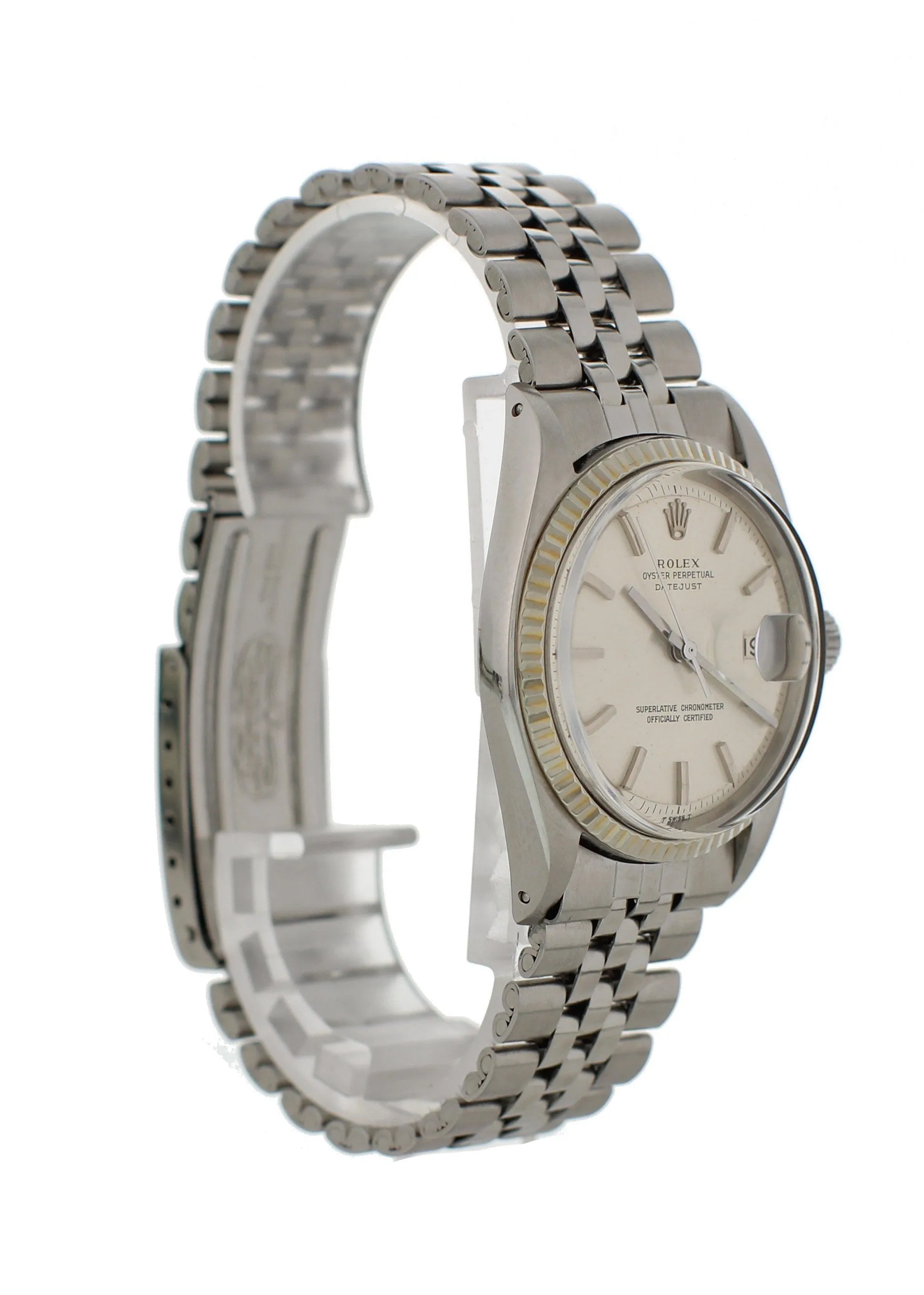 Rolex Oyster Perpetual Datejust 1601 Pie Pan Dial Vintage Watch