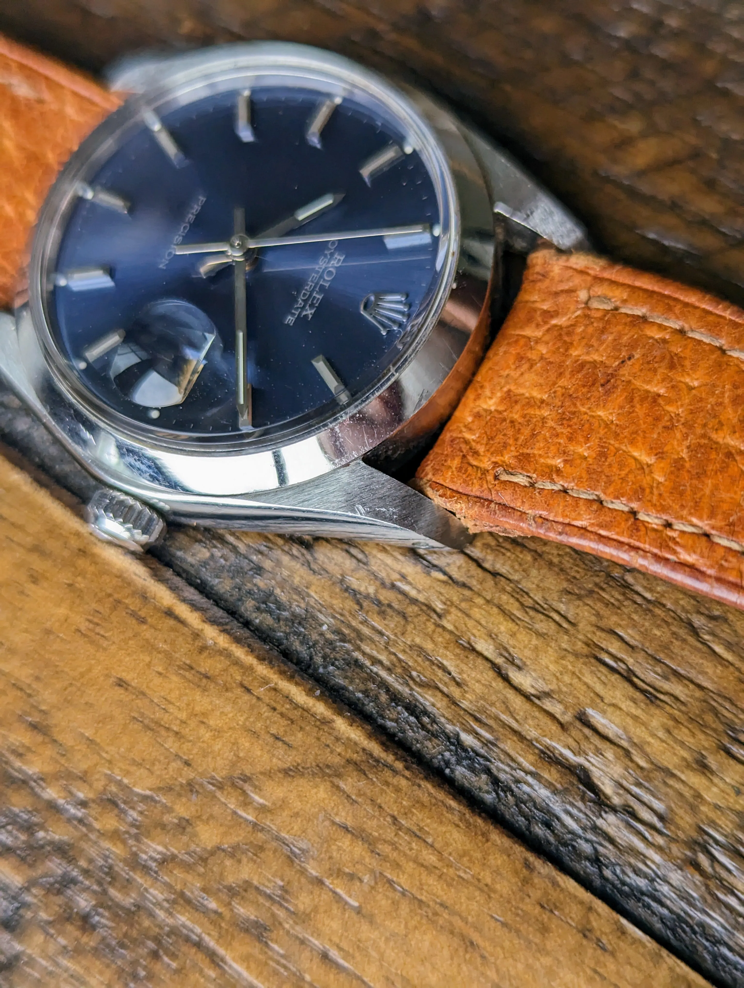 Rolex Oysterdate 6694  - Blue Dial