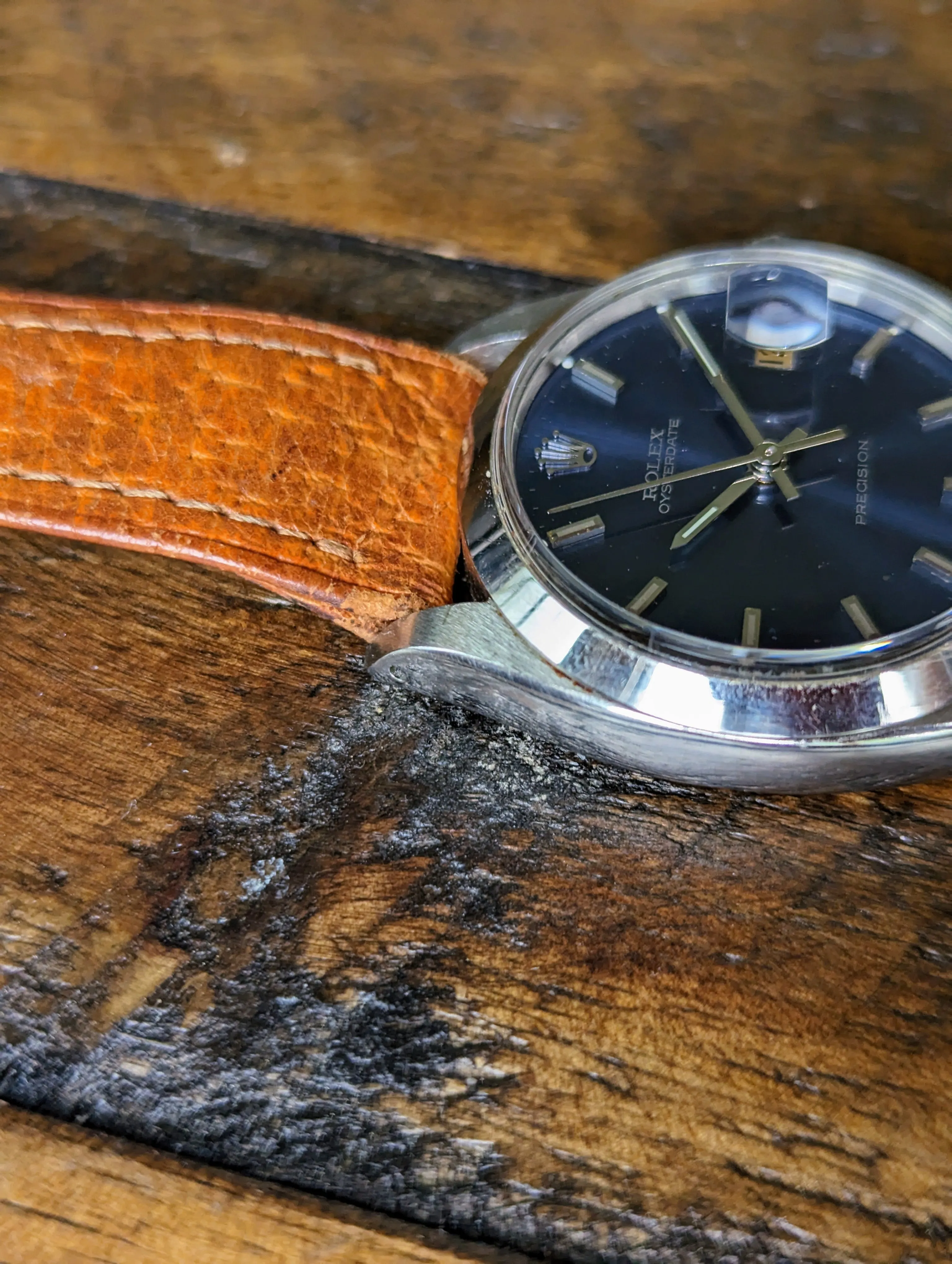 Rolex Oysterdate 6694  - Blue Dial