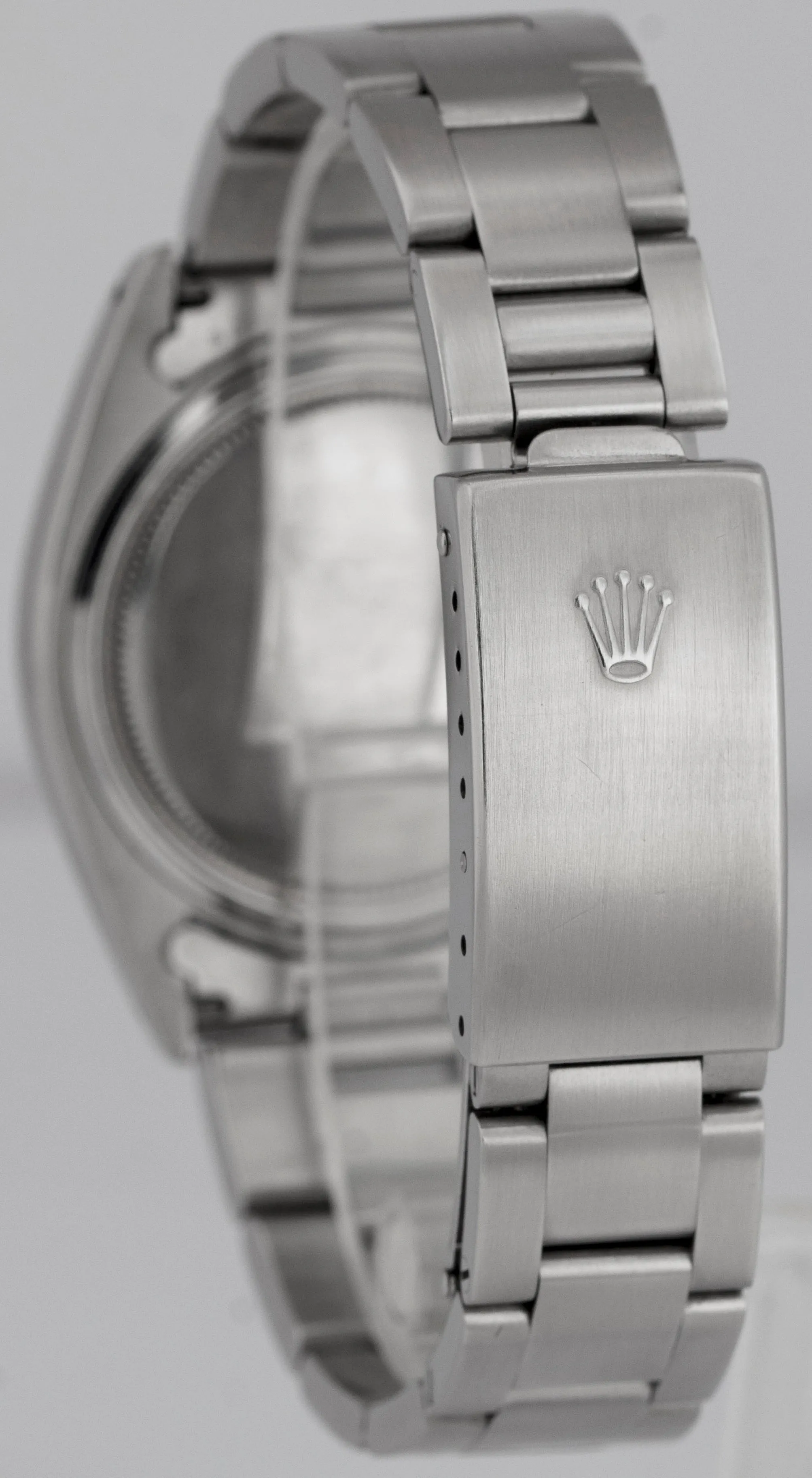 Rolex Oysterdate Precision Silver MICKEY MOUSE Stainless Steel 34mm Watch 6694