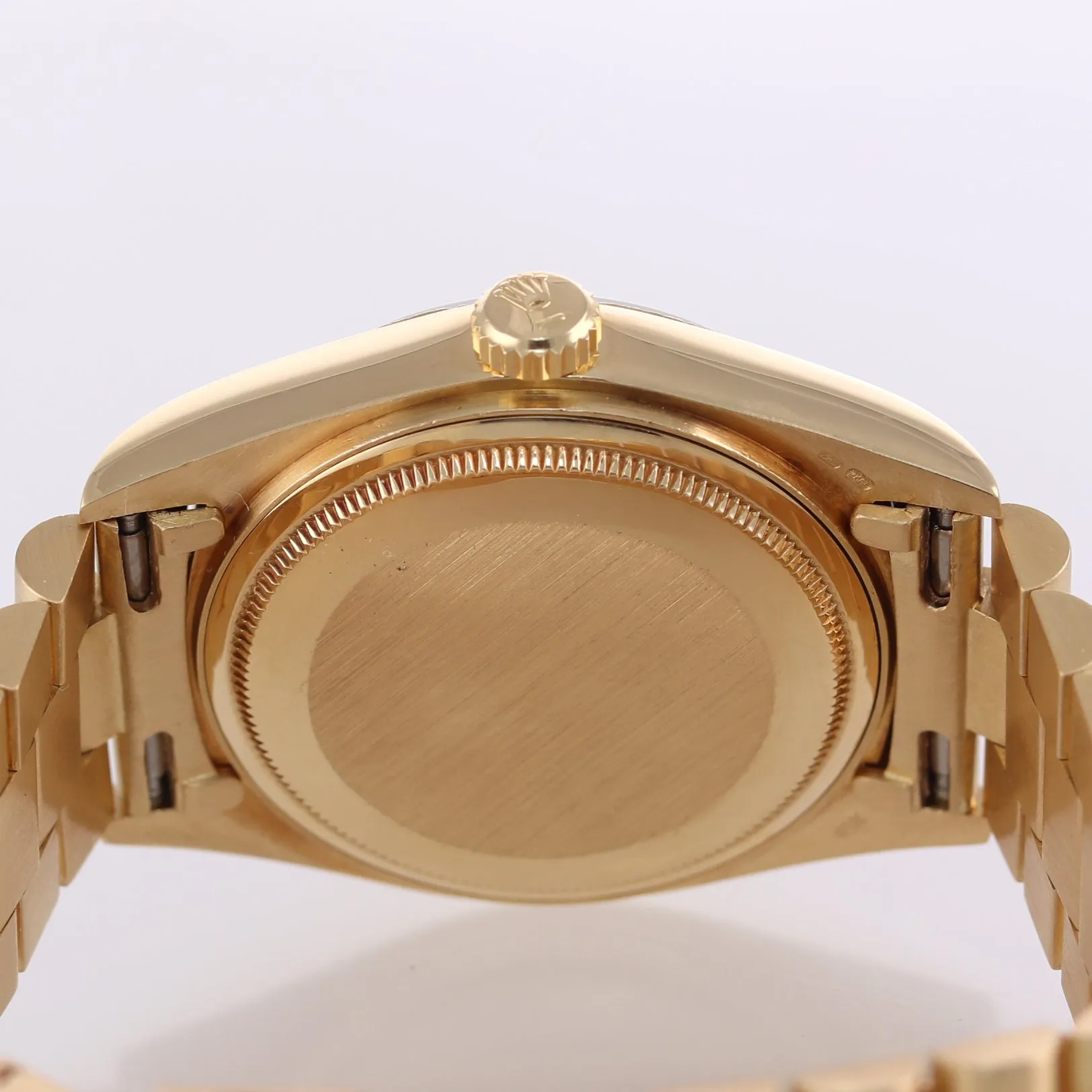 Rolex President Day Date 36mm 18038 Yellow Gold Champagne Quickset Watch Box