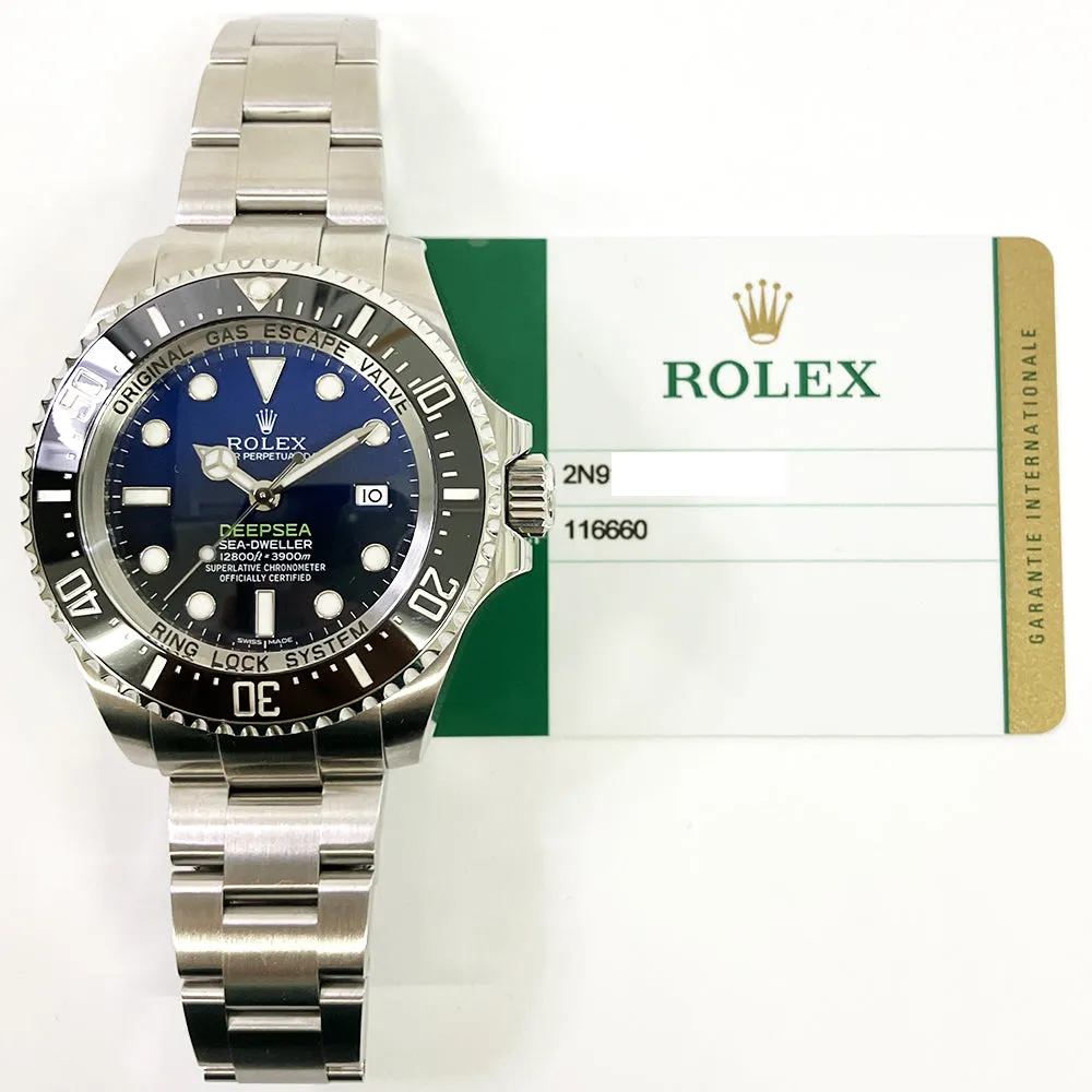 Rolex Sea-Dweller Deepsea 116660 D-Blue Dial Jan 2017