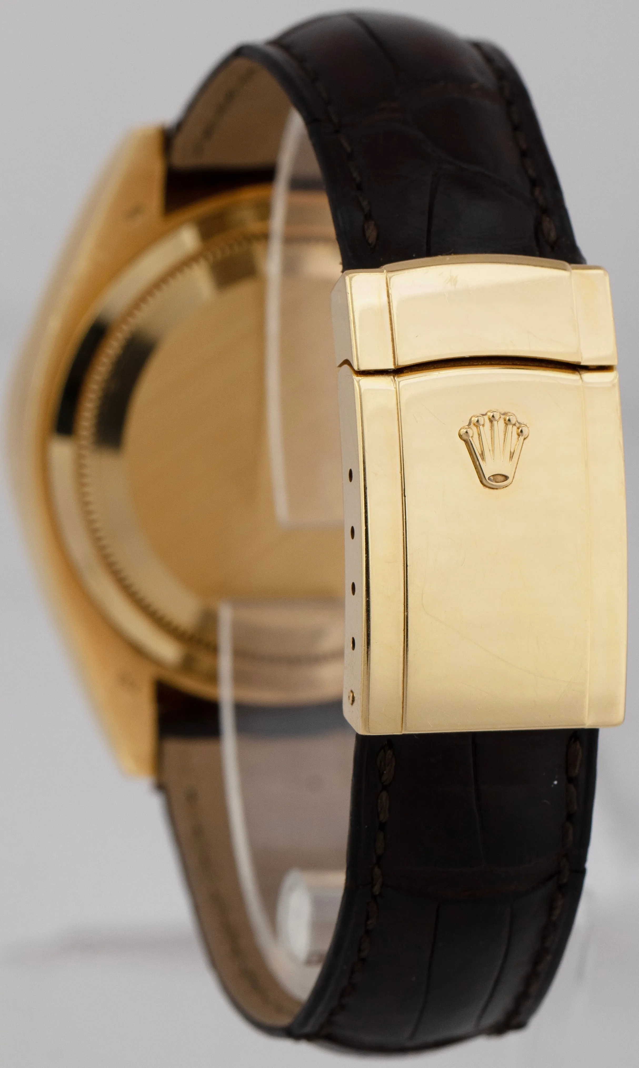 Rolex Sky-Dweller 42mm PAPERS 18K Yellow Gold Silver Roman 326138 Watch B P