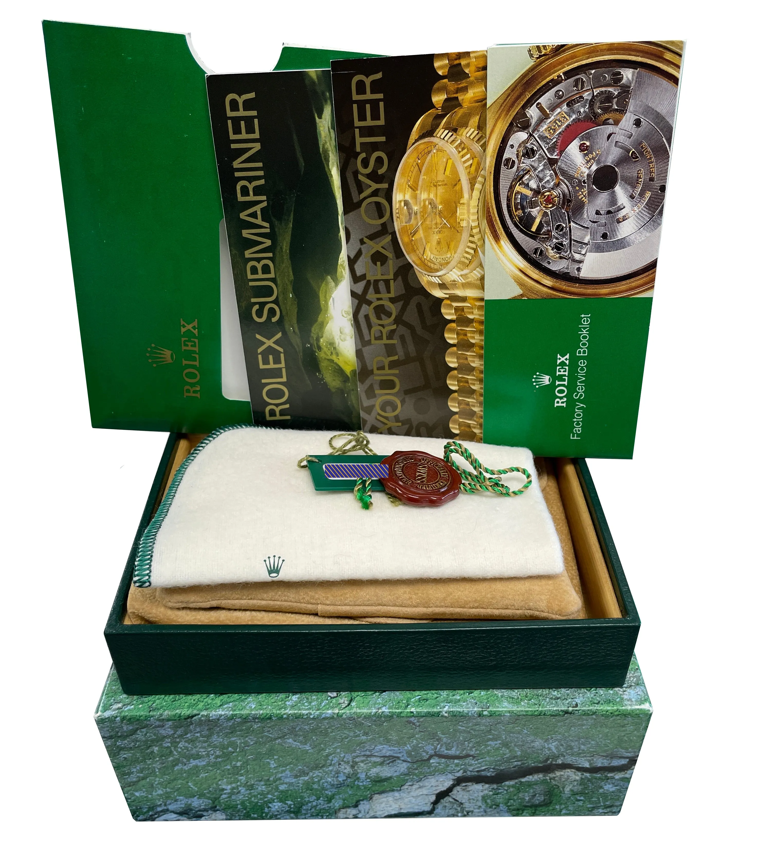 Rolex Submariner Date 16610 Tritium 40mm Black Stainless Steel T Dive Watch Box