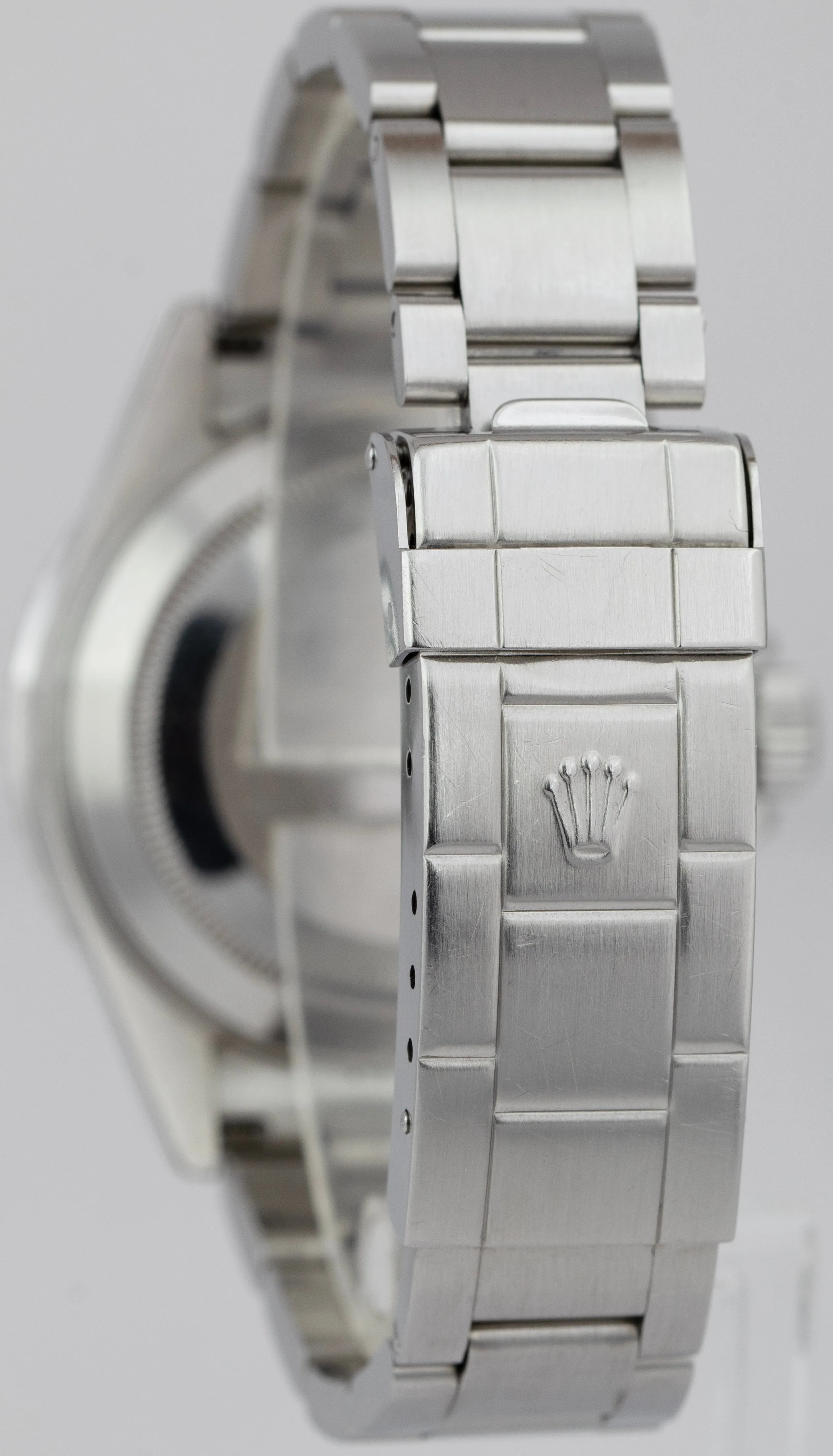 Rolex Submariner Date Stainless Steel Black NO-HOLES Automatic Watch 16610