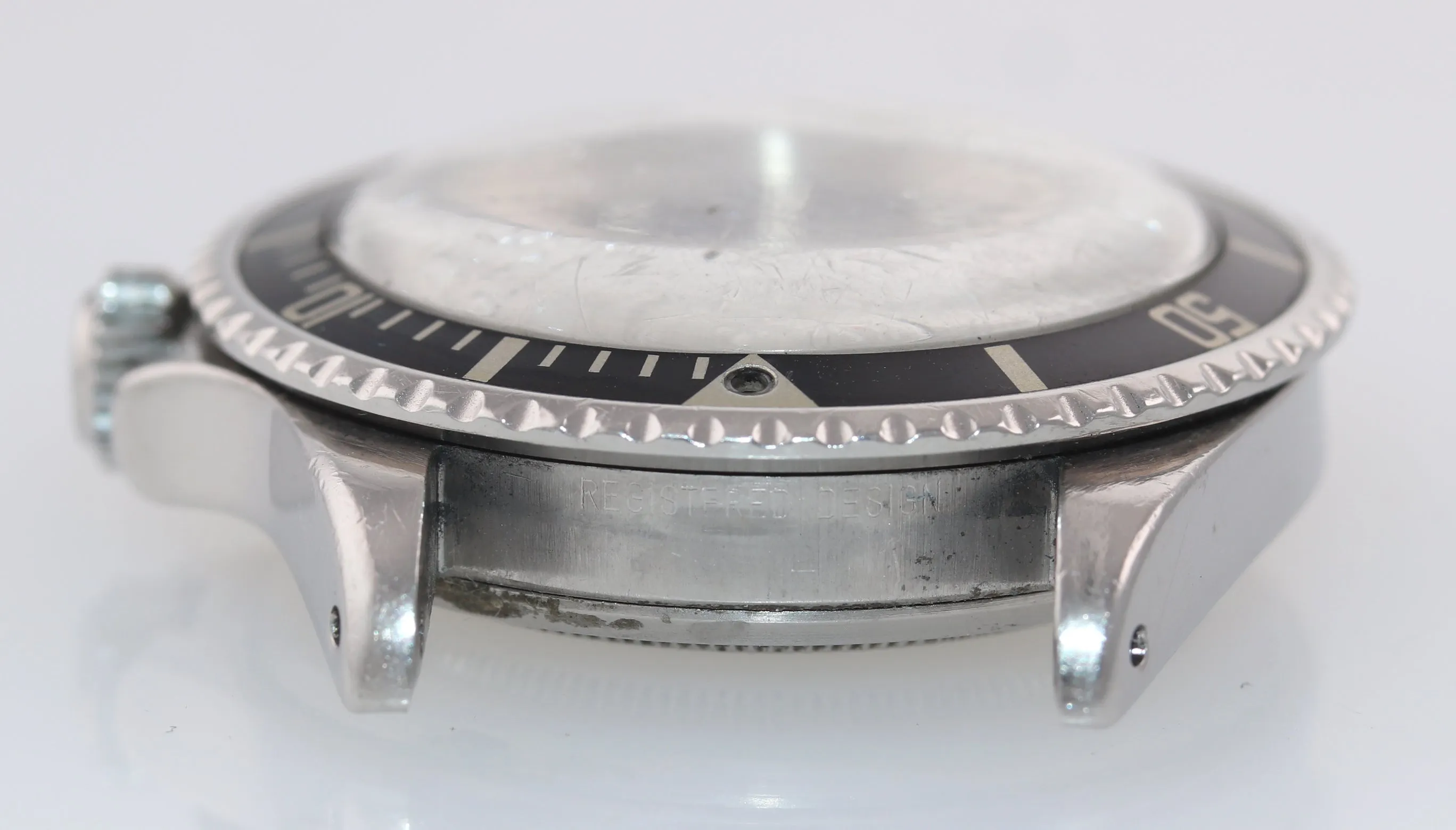 Rolex Submariner Vintage 5512 Matte Maxi Black Stainless Steel Watch 40mm