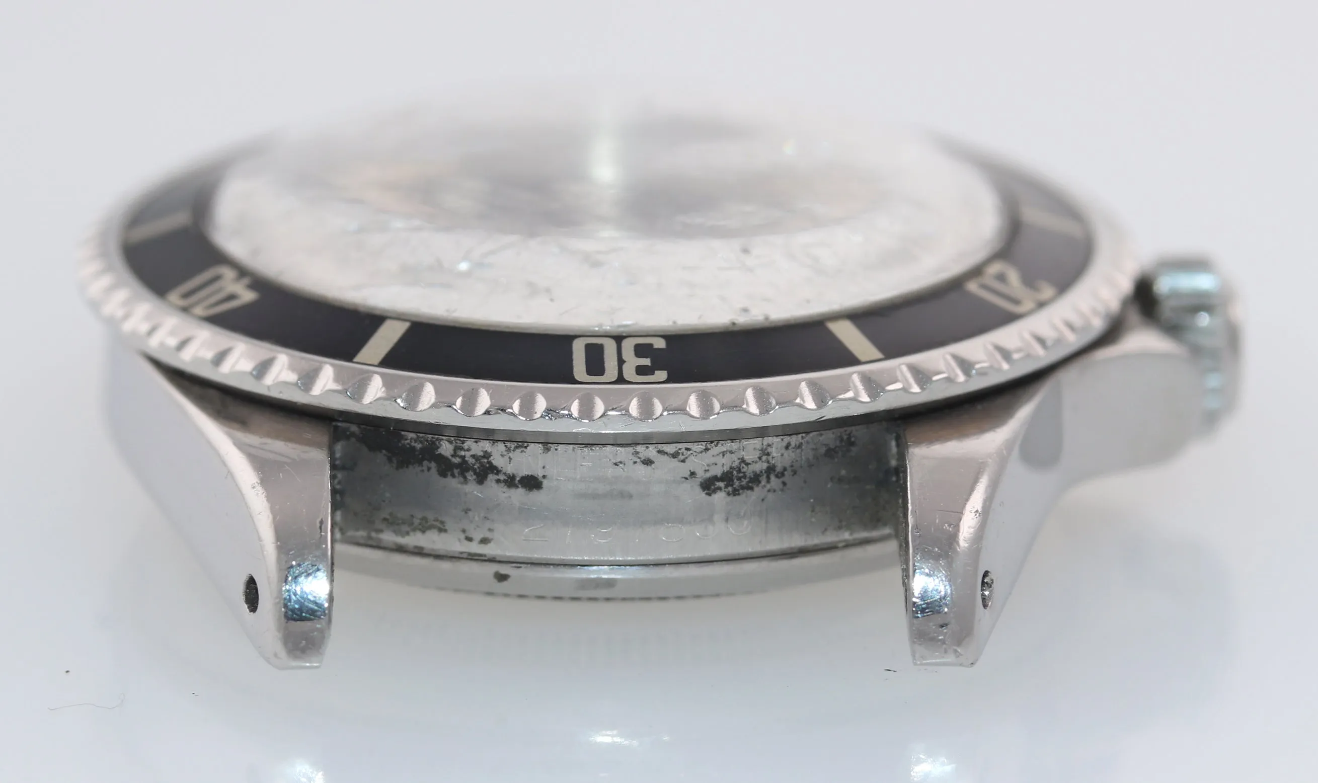 Rolex Submariner Vintage 5512 Matte Maxi Black Stainless Steel Watch 40mm