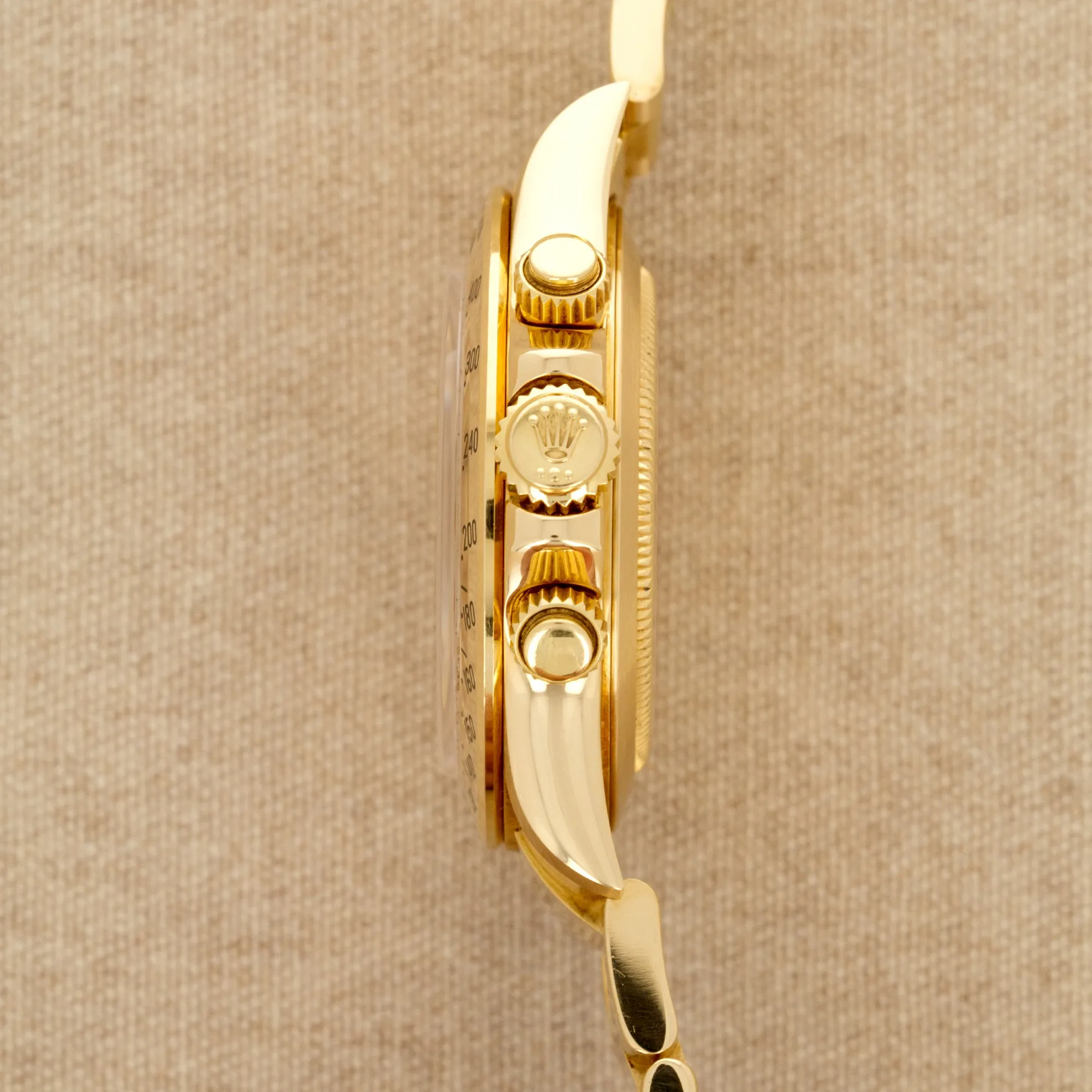 Rolex Yellow Gold Zenith Daytona Ref. 16528 with Champagne Diamond Dial