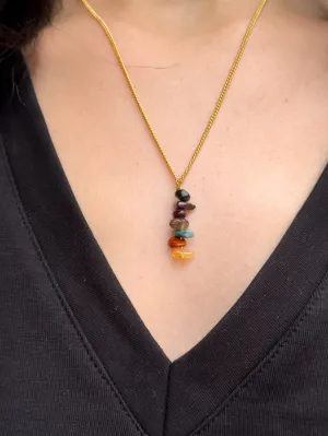 Root Chakra Dangling Necklace