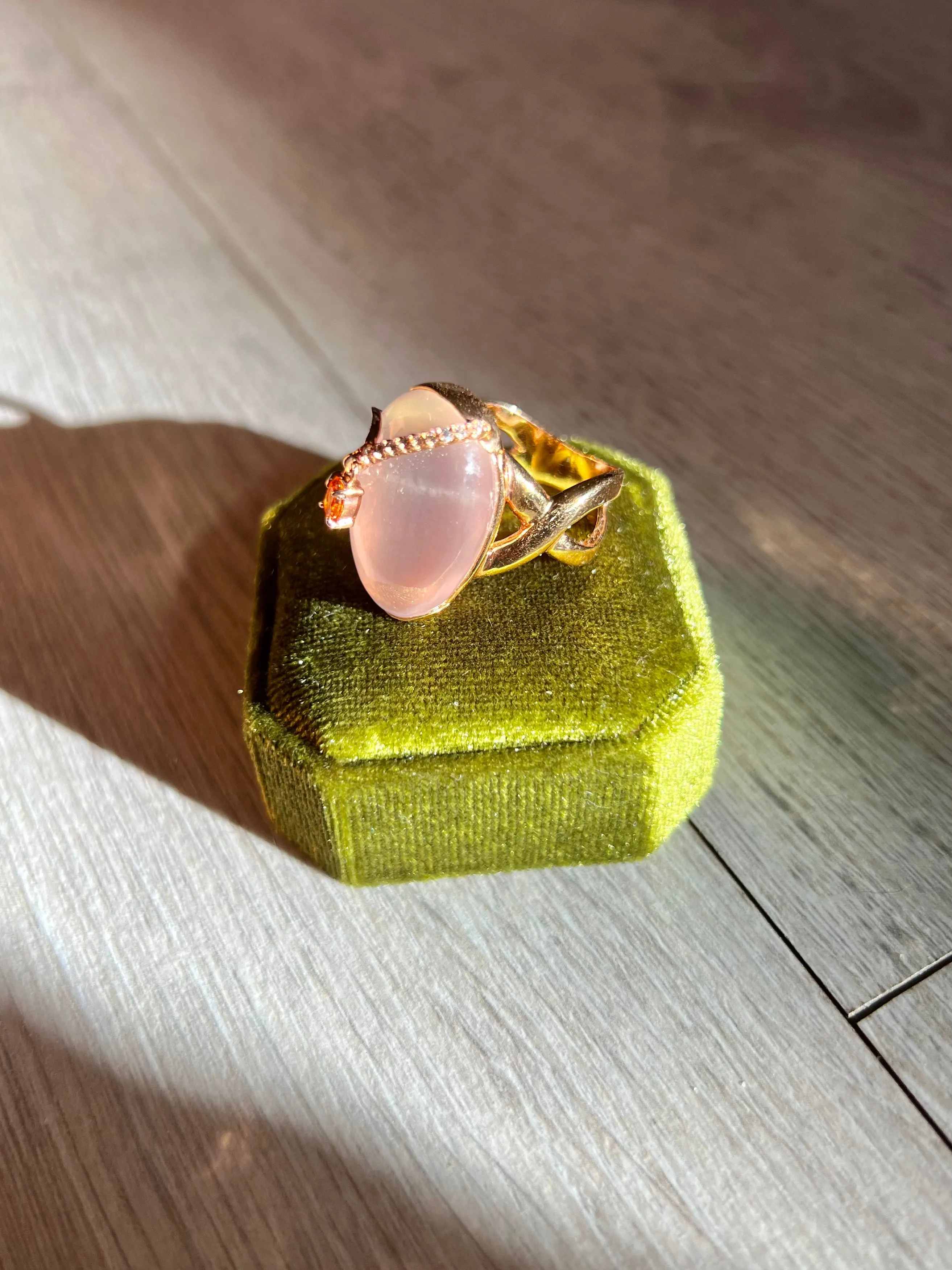 Rosé All Day Cocktail Ring