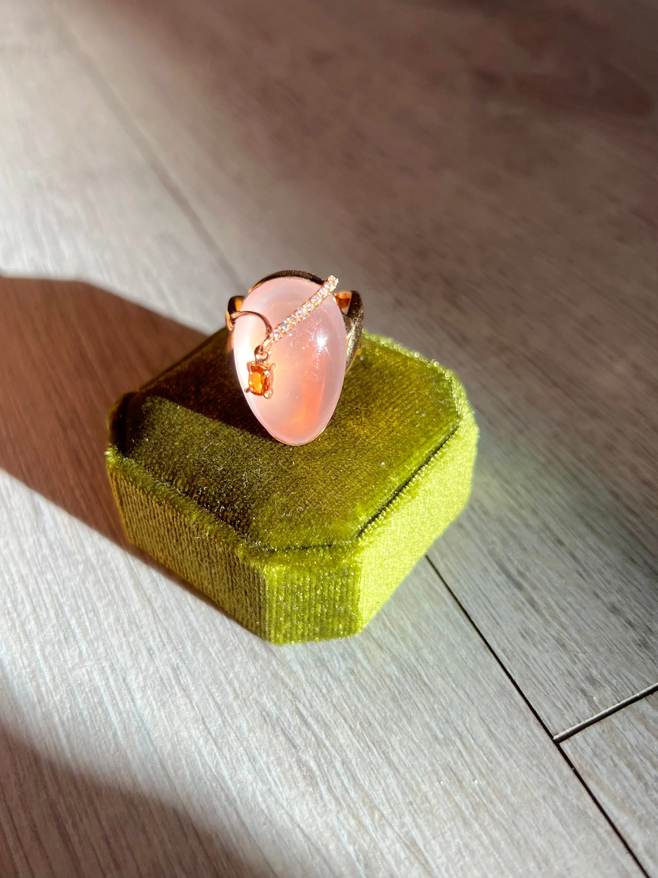 Rosé All Day Cocktail Ring