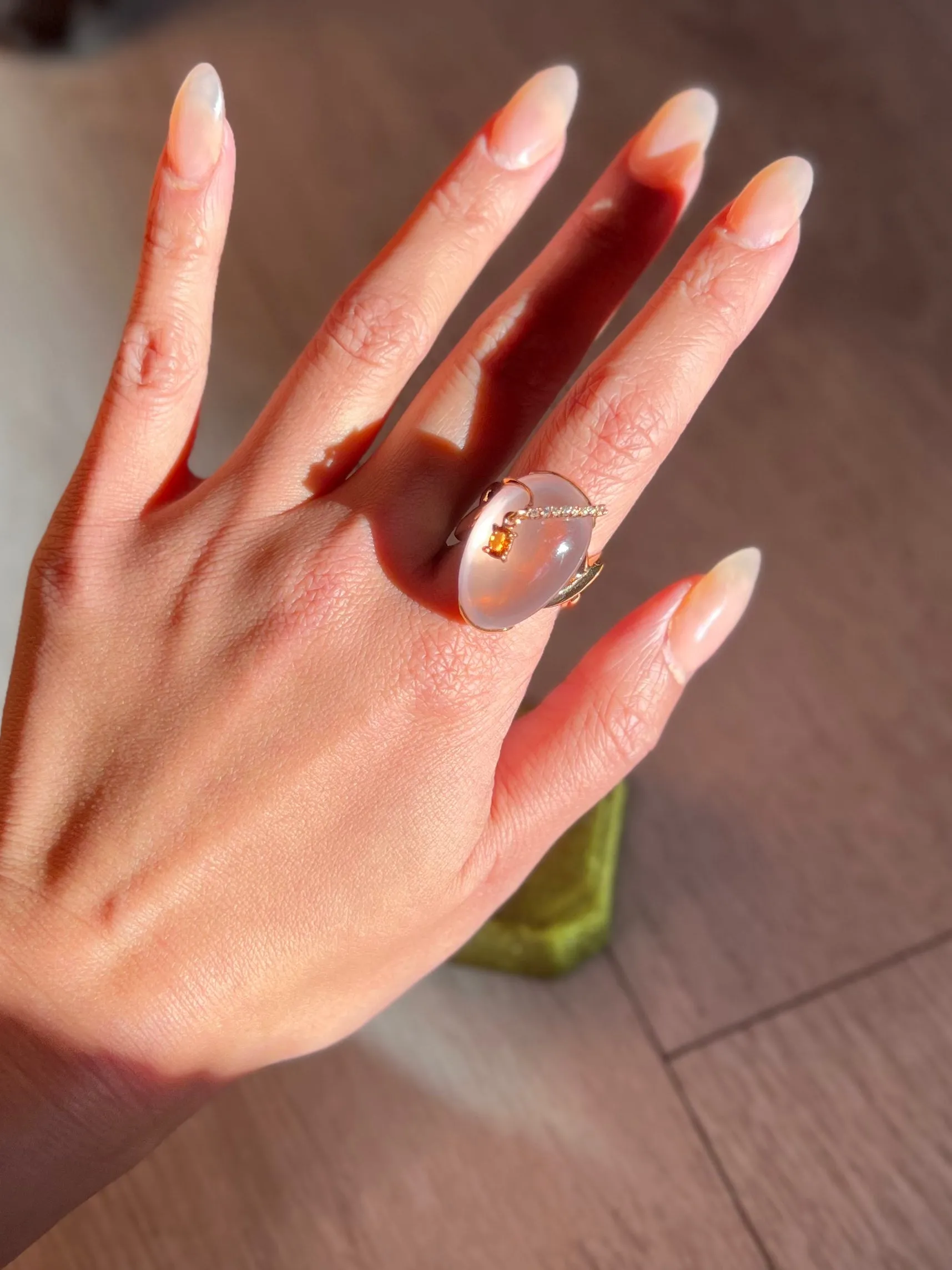 Rosé All Day Cocktail Ring