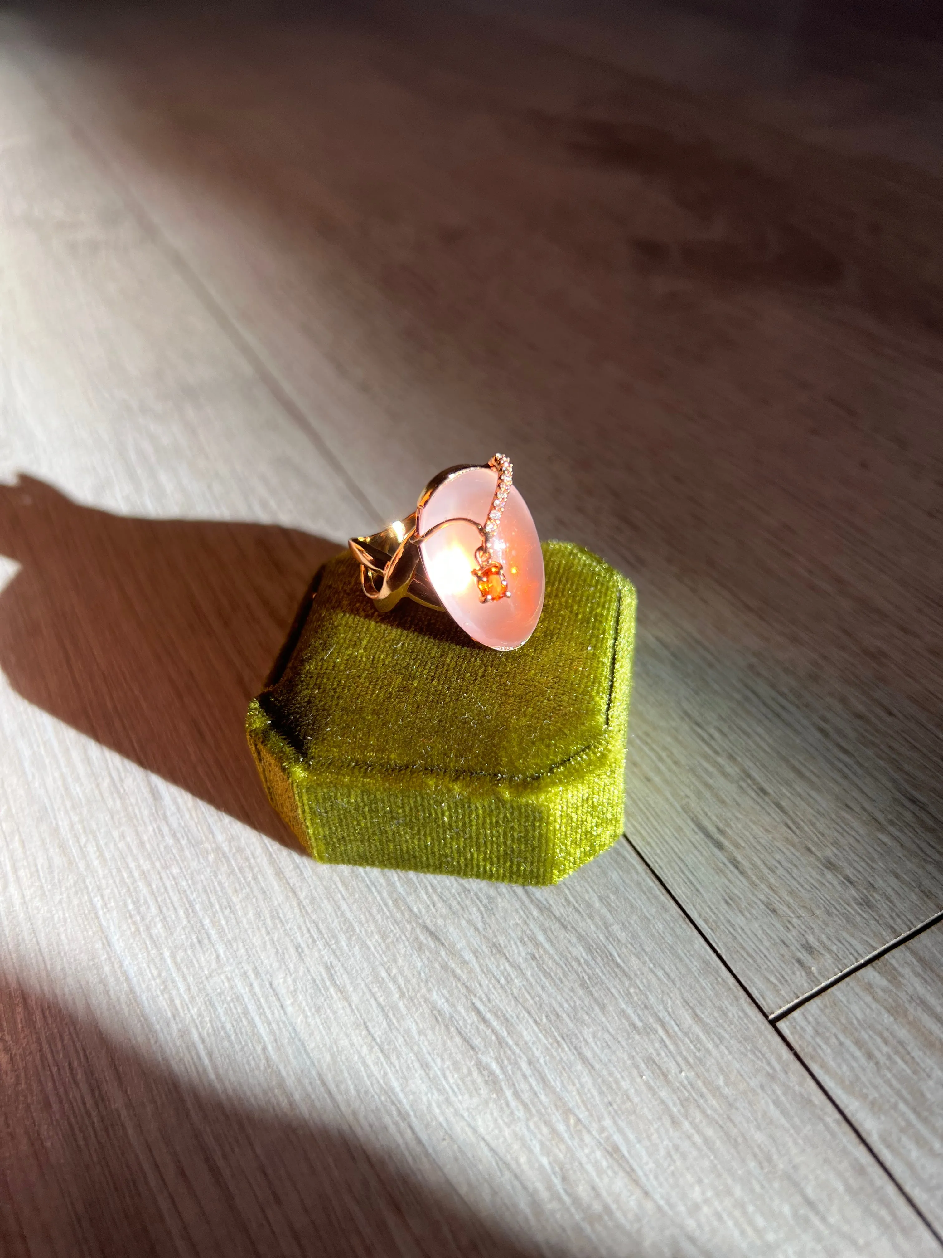 Rosé All Day Cocktail Ring