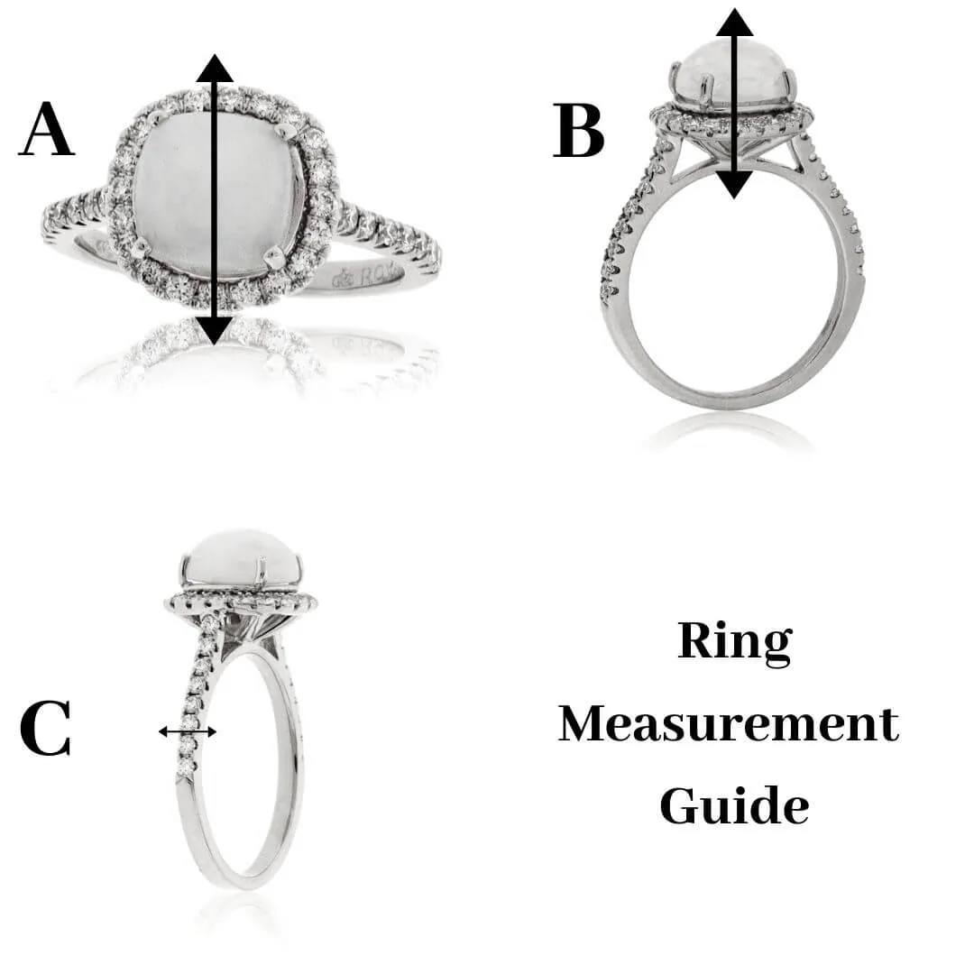Rose Gold Oval Fancy Cut Amethyst and Diamond Ring