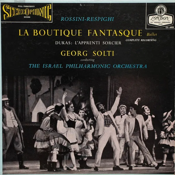Rossini-Respighi - La Boutique Fantasque / Solti - Super Hot Stamper (With Issues)