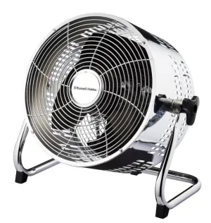 Russell Hobbs 25cm 80w Chrome Vintage Desk Fan RHVDF02