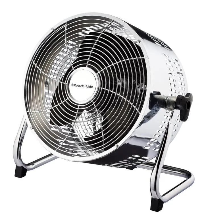 Russell Hobbs 25cm 80w Chrome Vintage Desk Fan RHVDF02