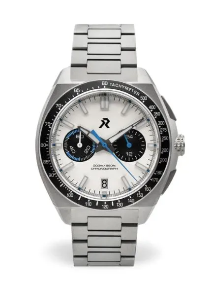 RZE VALOUR CRUSADER WHITE TITANIUM WATCH Bracelet