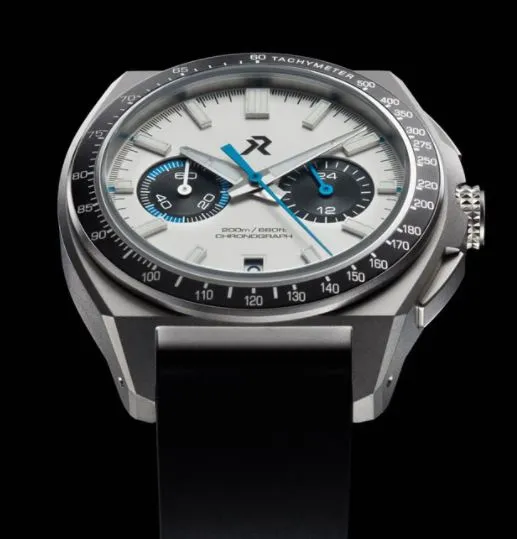 RZE VALOUR CRUSADER WHITE TITANIUM WATCH