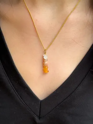 Sacral Chakra Dangling Necklace