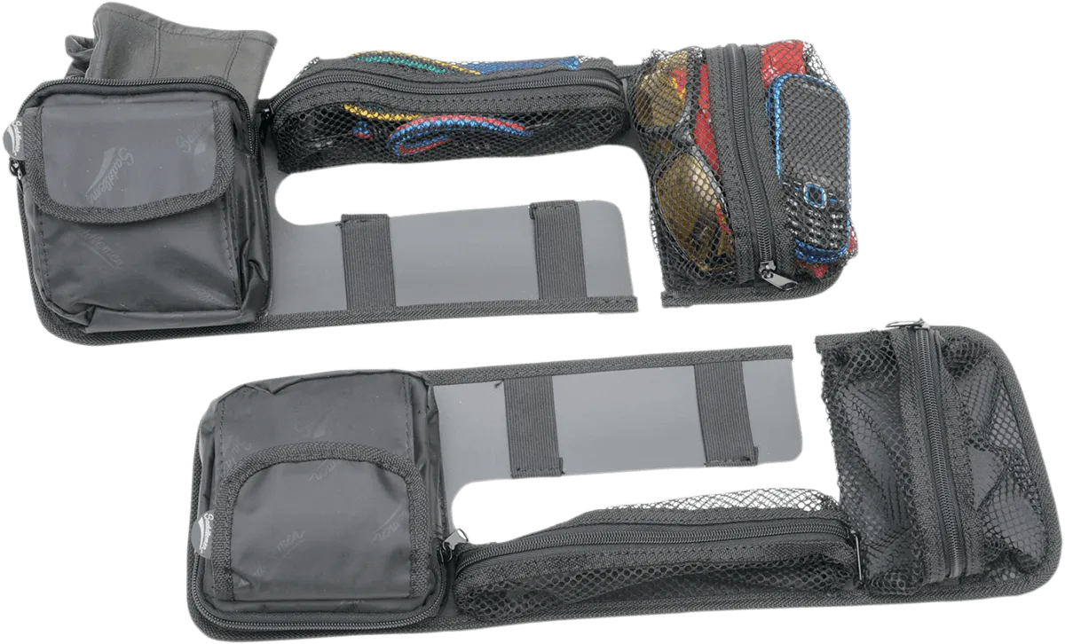 Saddlemen 3501-0713 Saddlebag Lid Organizer Set for FLHT-Style Hard Saddlebag