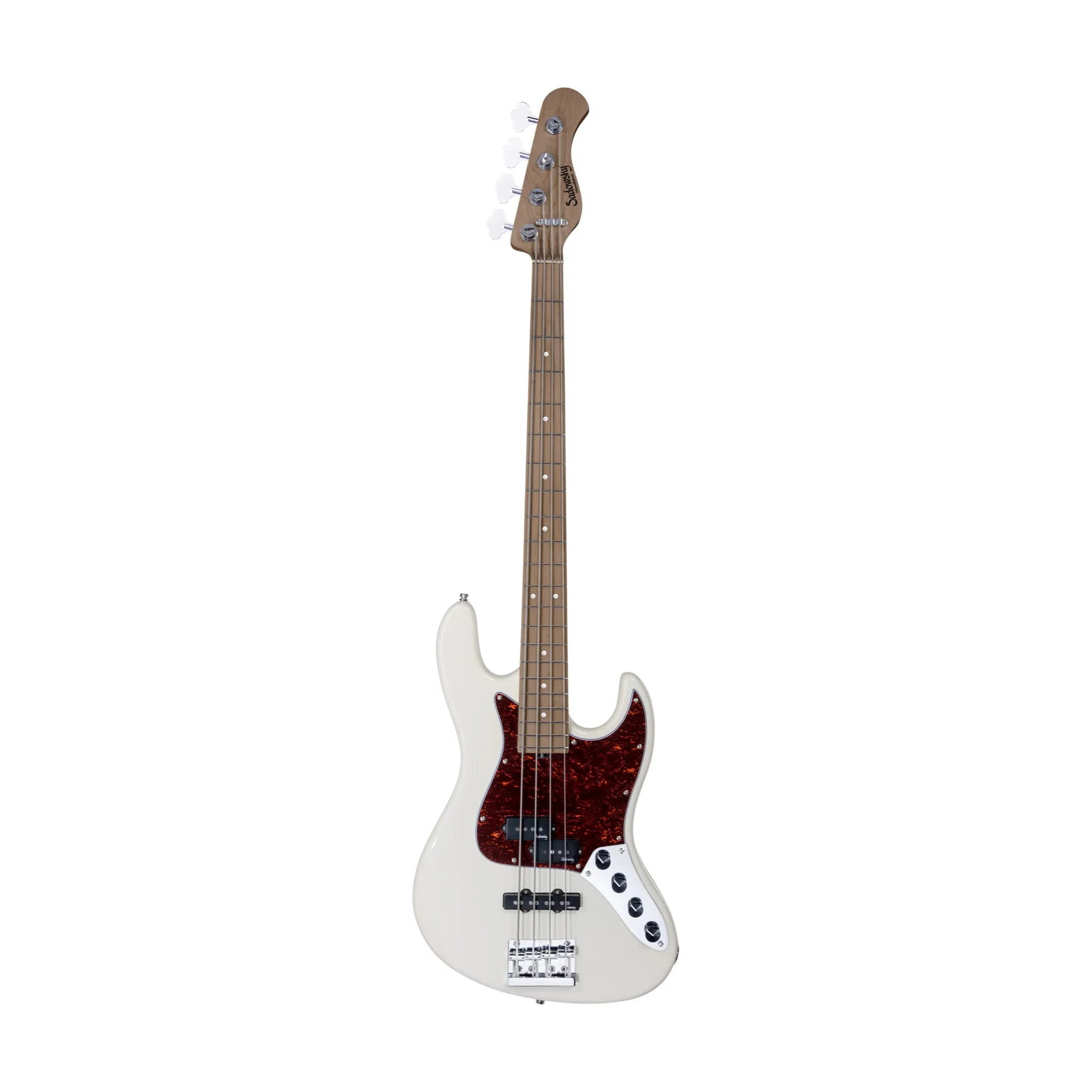 Sadowsky MetroExpress 21-fret Hybrid PJ 4-String Bass Guitar, Maple FB, Olympic White