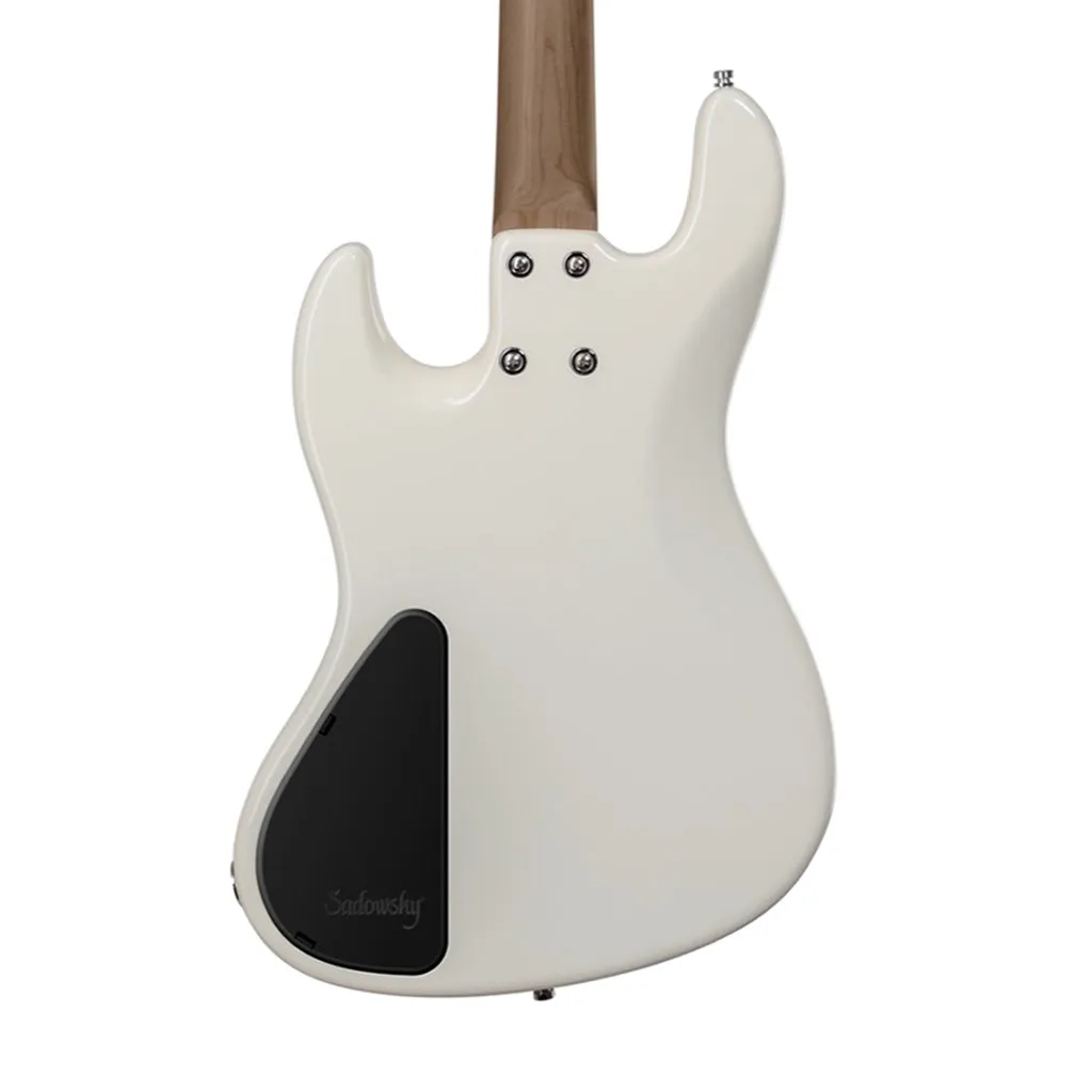 Sadowsky MetroExpress 21-fret Hybrid PJ 4-String Bass Guitar, Maple FB, Olympic White
