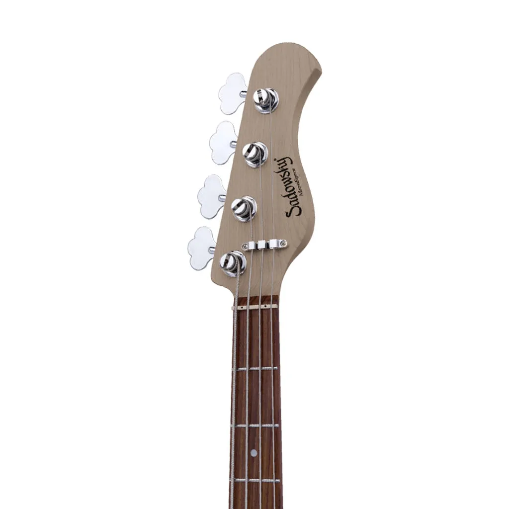 Sadowsky MetroExpress 21-fret Hybrid PJ 4-String Bass Guitar, Morado FB, Black
