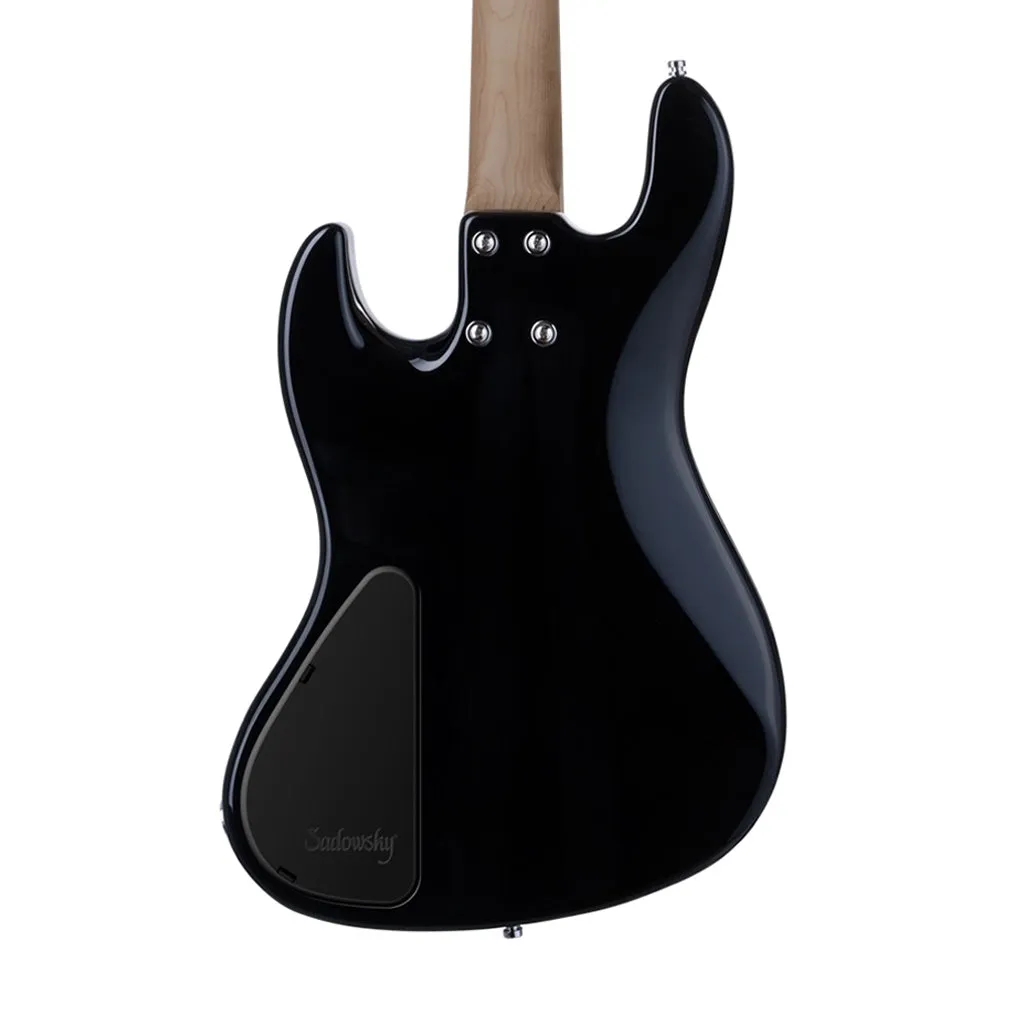 Sadowsky MetroExpress 21-fret Hybrid PJ 4-String Bass Guitar, Morado FB, Black