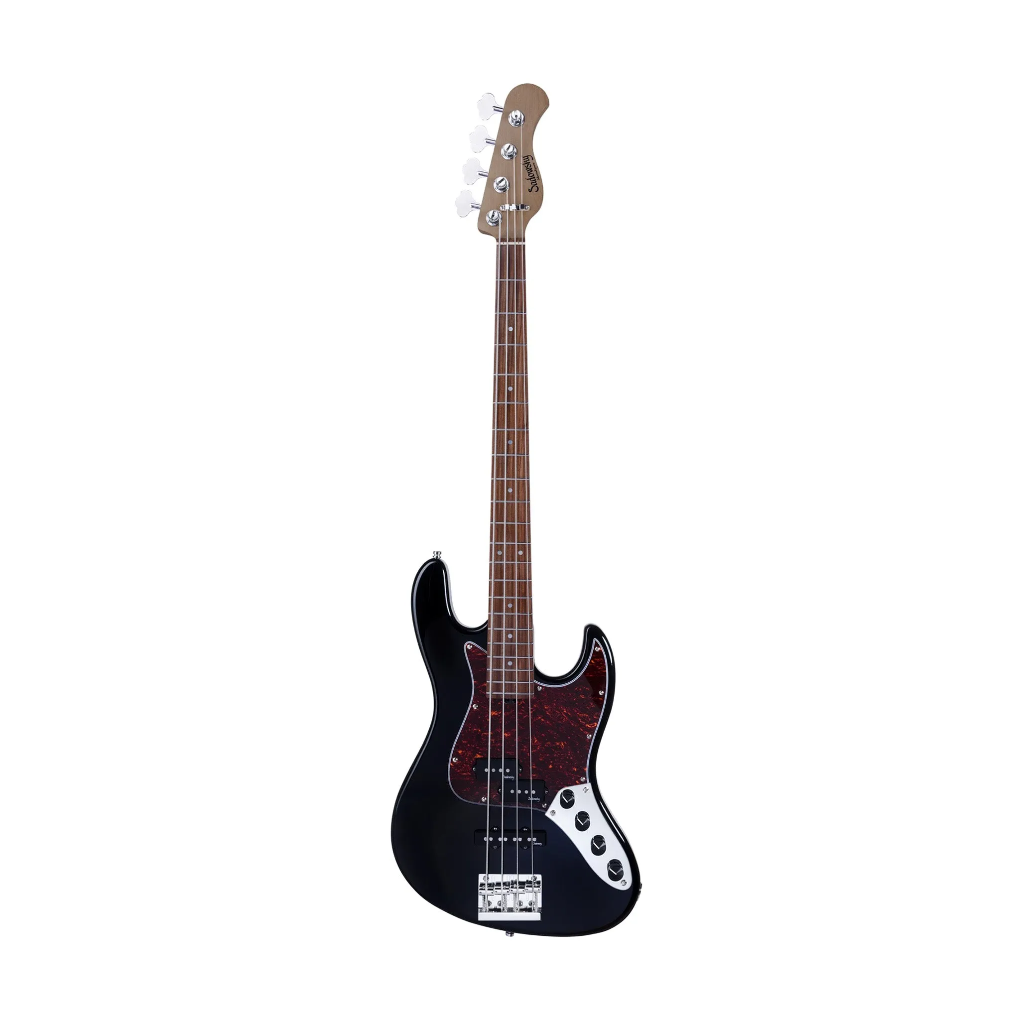 Sadowsky MetroExpress 21-fret Hybrid PJ 4-String Bass Guitar, Morado FB, Black