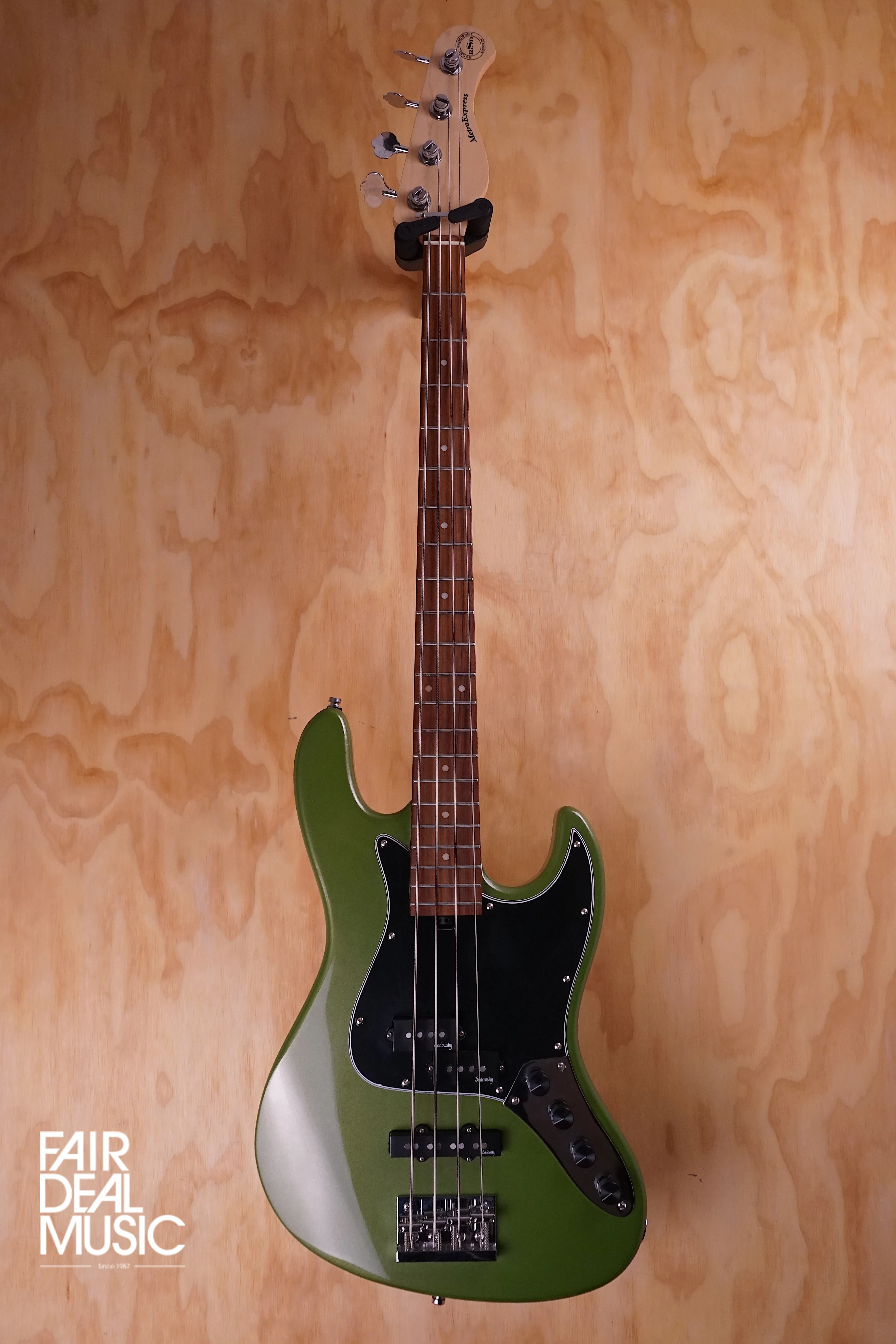Sadowsky MetroExpress Hybrid PJ in Sage Green Metallic, USED