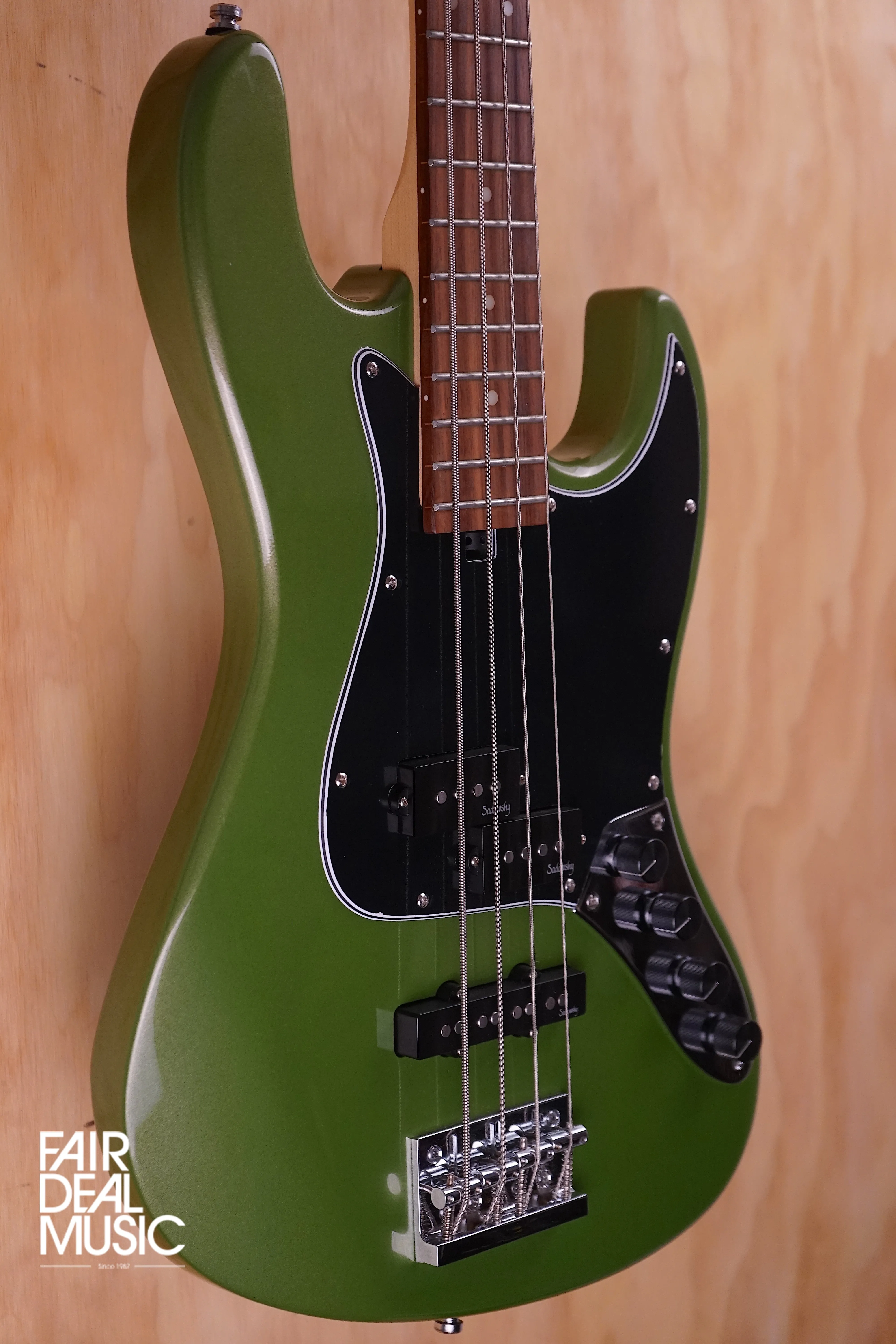 Sadowsky MetroExpress Hybrid PJ in Sage Green Metallic, USED