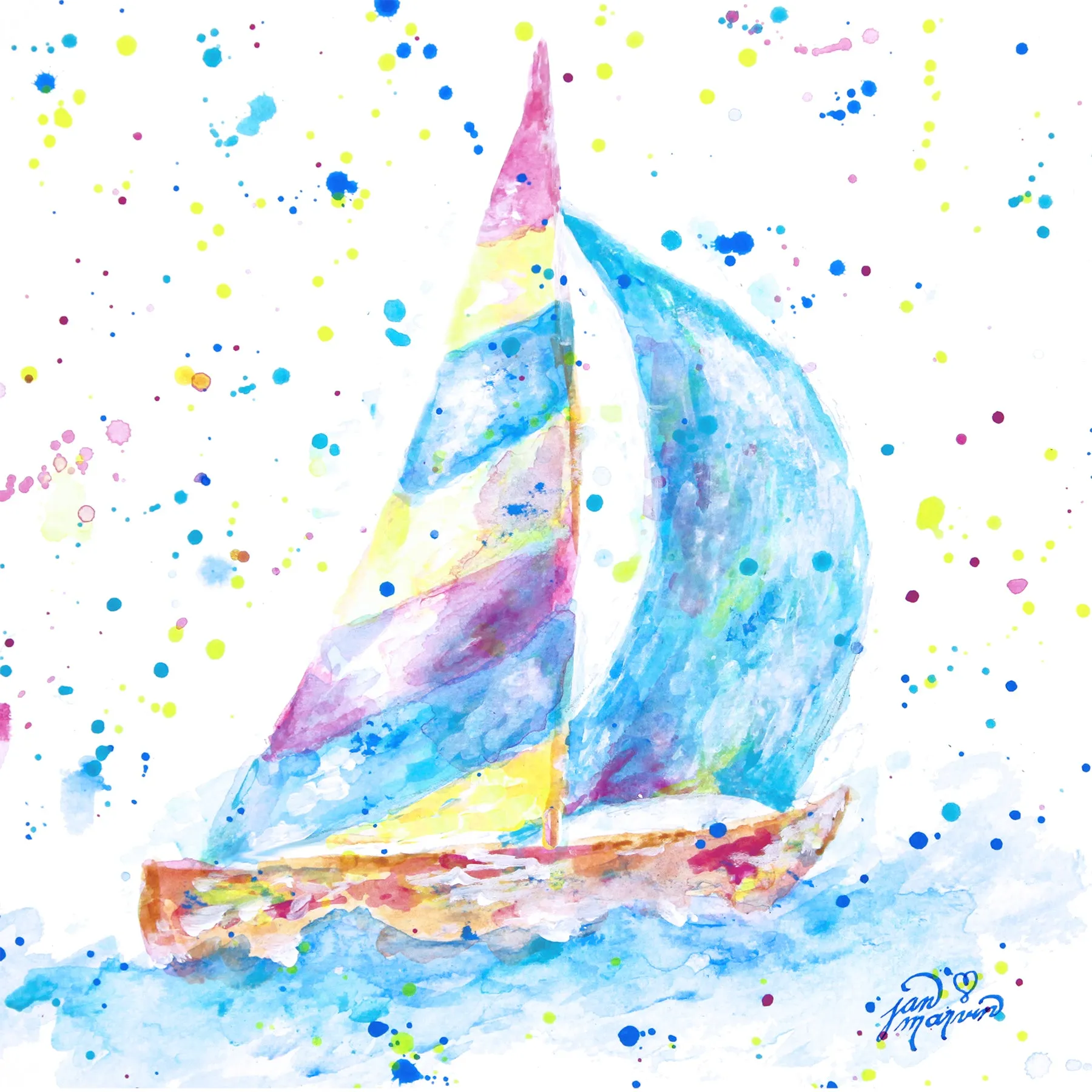 Sailboat Tile Mural, High Quality (won't fade), Indoor or Outdoor, Beach Wall Tiles, Backsplash, Shower, Mosaic