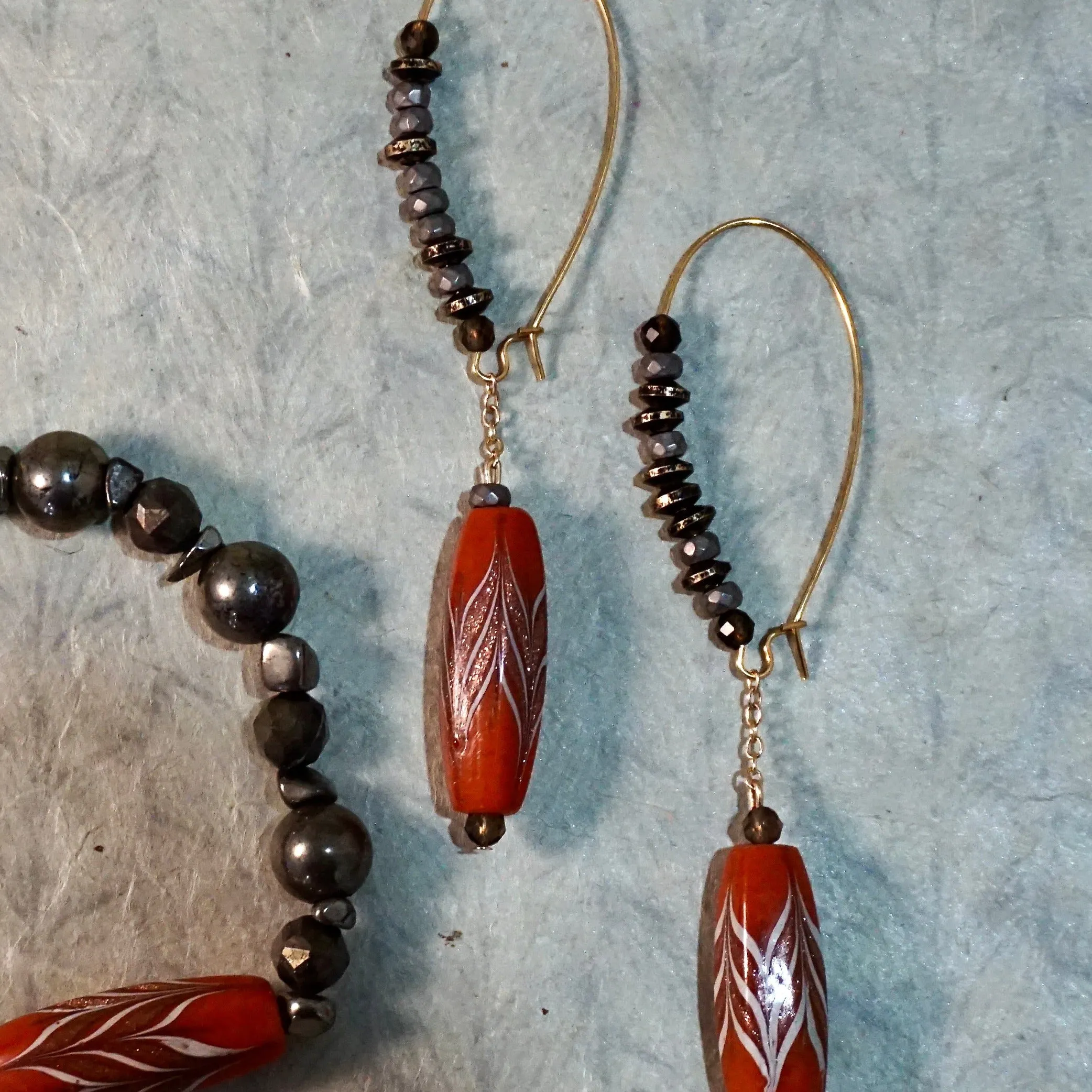 Saymna Earrings x Solveig Bracelet Set