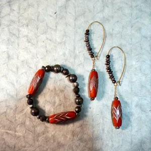Saymna Earrings x Solveig Bracelet Set