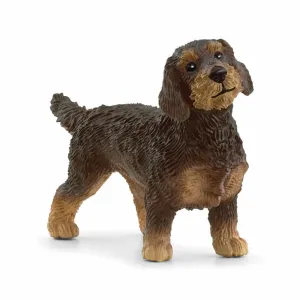 SCHLEICH WIRE HAIRED DACHSHUND SC13972