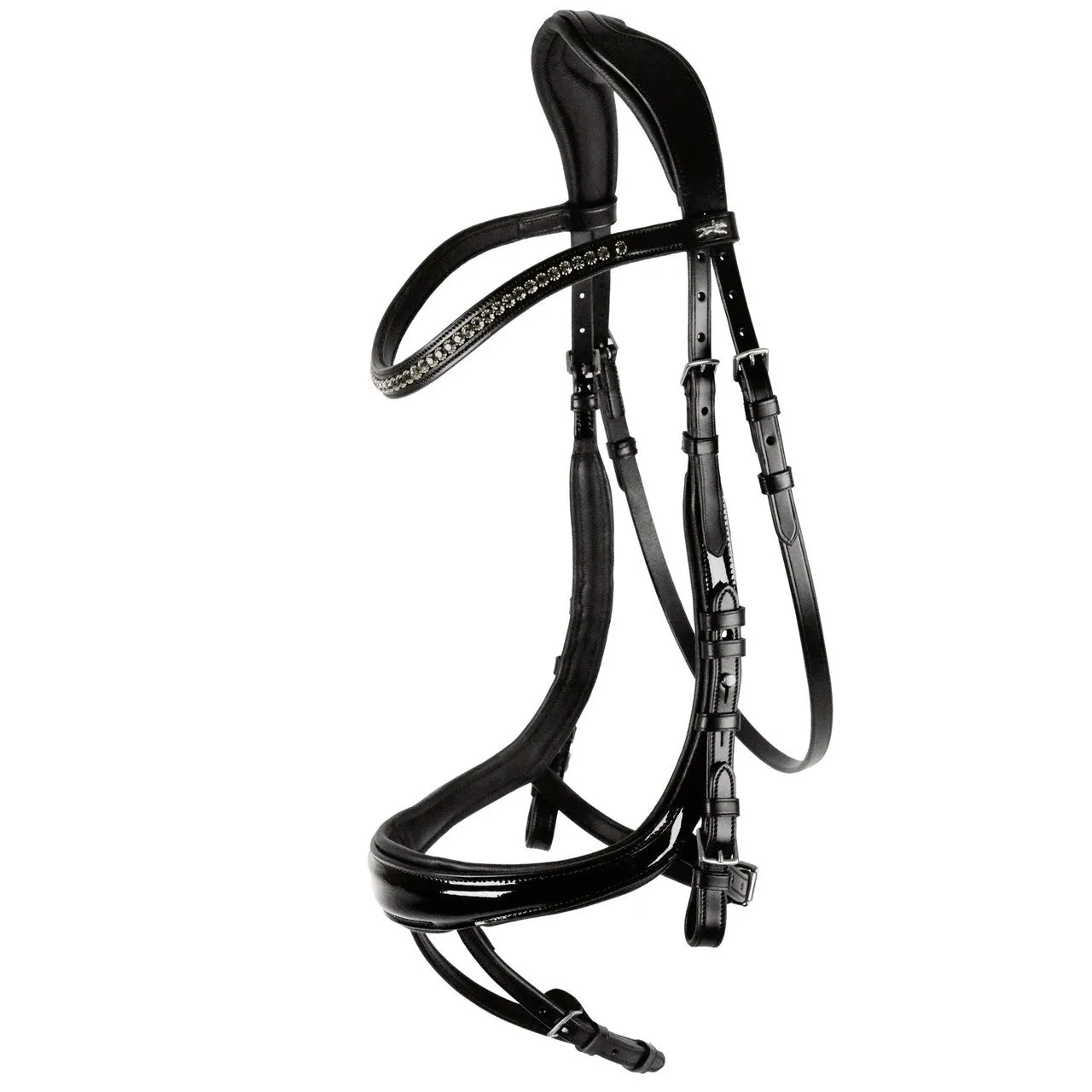 Schockemohle Equitus Beta Bridle Black Patent