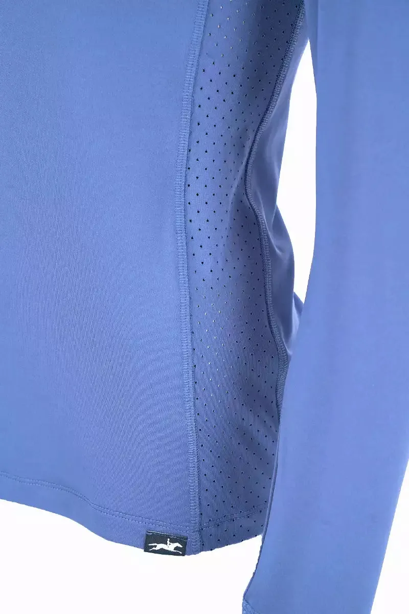 Schockemohle Page SP Riding Shirt Luxury Blue