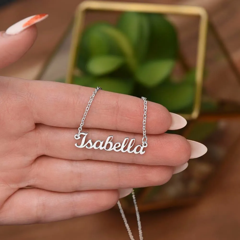 Script Name Necklace