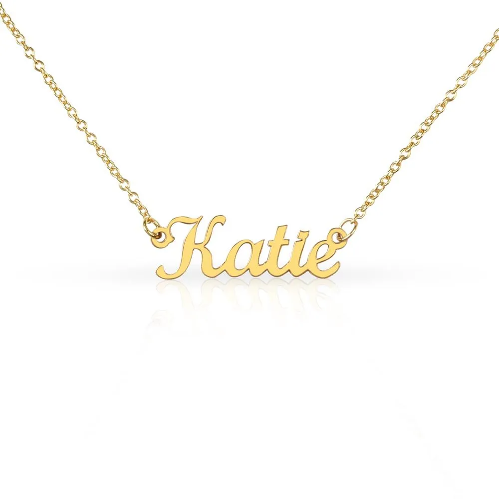 Script Name Necklace