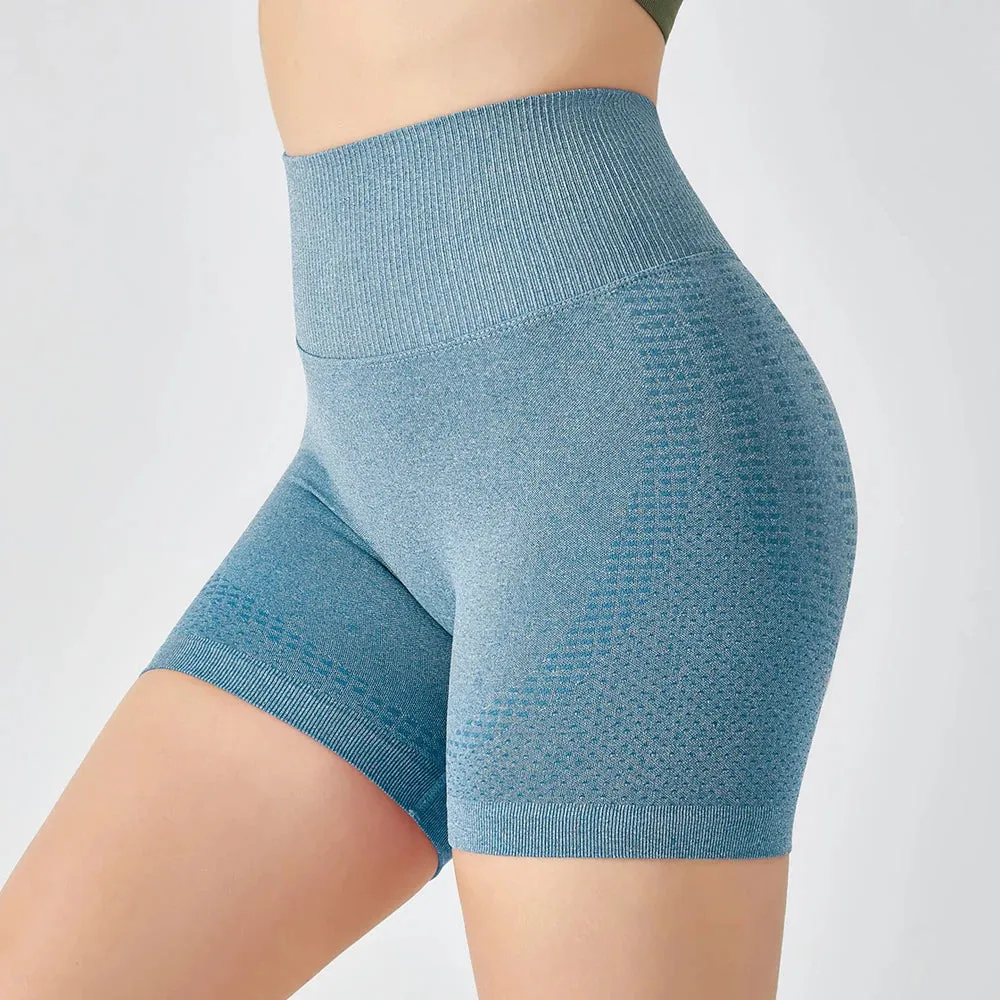 Scrunch Butt Yoga Shorts for Women - High Waist Seamless Workout Shorts