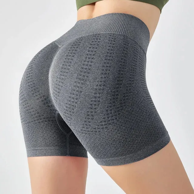 Scrunch Butt Yoga Shorts for Women - High Waist Seamless Workout Shorts