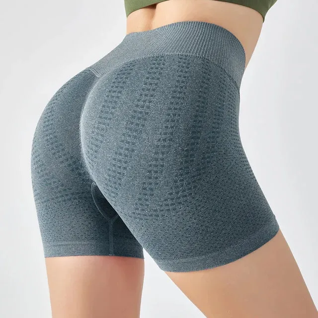 Scrunch Butt Yoga Shorts for Women - High Waist Seamless Workout Shorts