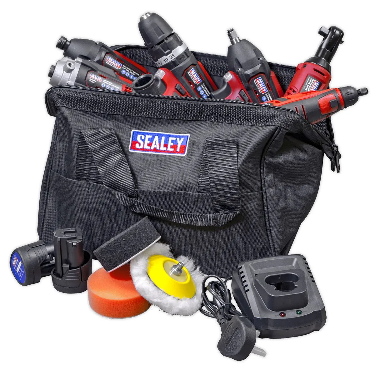 Sealey 6 x 12V SV12 Series Cordless Power Tool Combo Kit